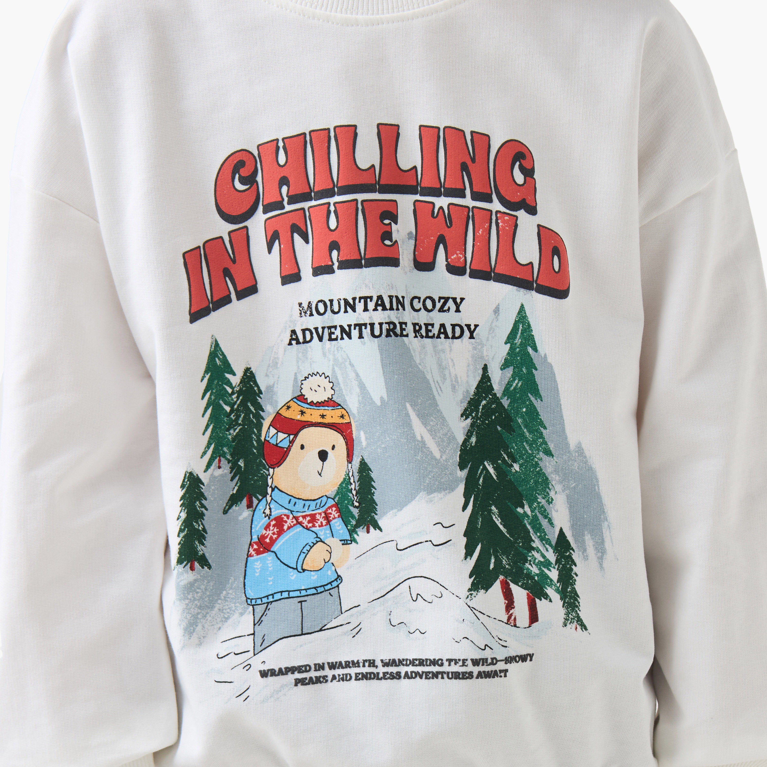 Juniors Graphic Print Pullover with Long Sleeves-boys-clothing-sweatshirts-image-5