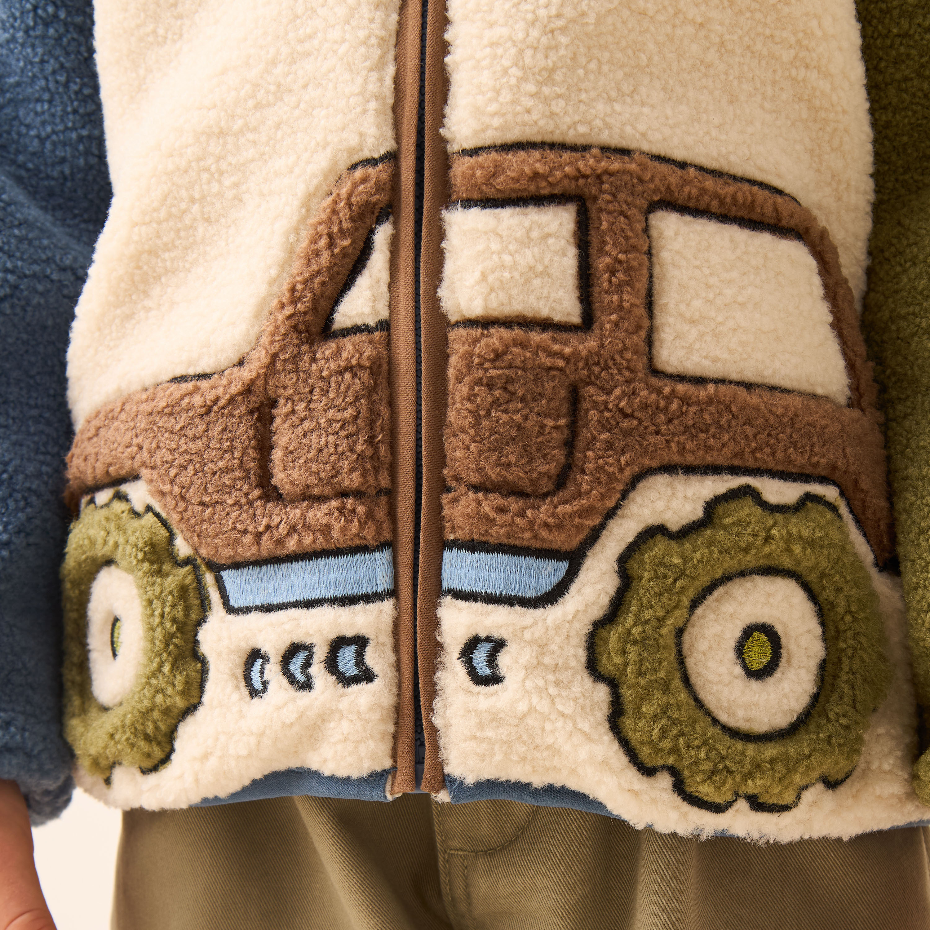 سويت شيرت بياقة عالية وقوالب ملونة من جونيورز-boys-clothing-sweatshirts-image-1