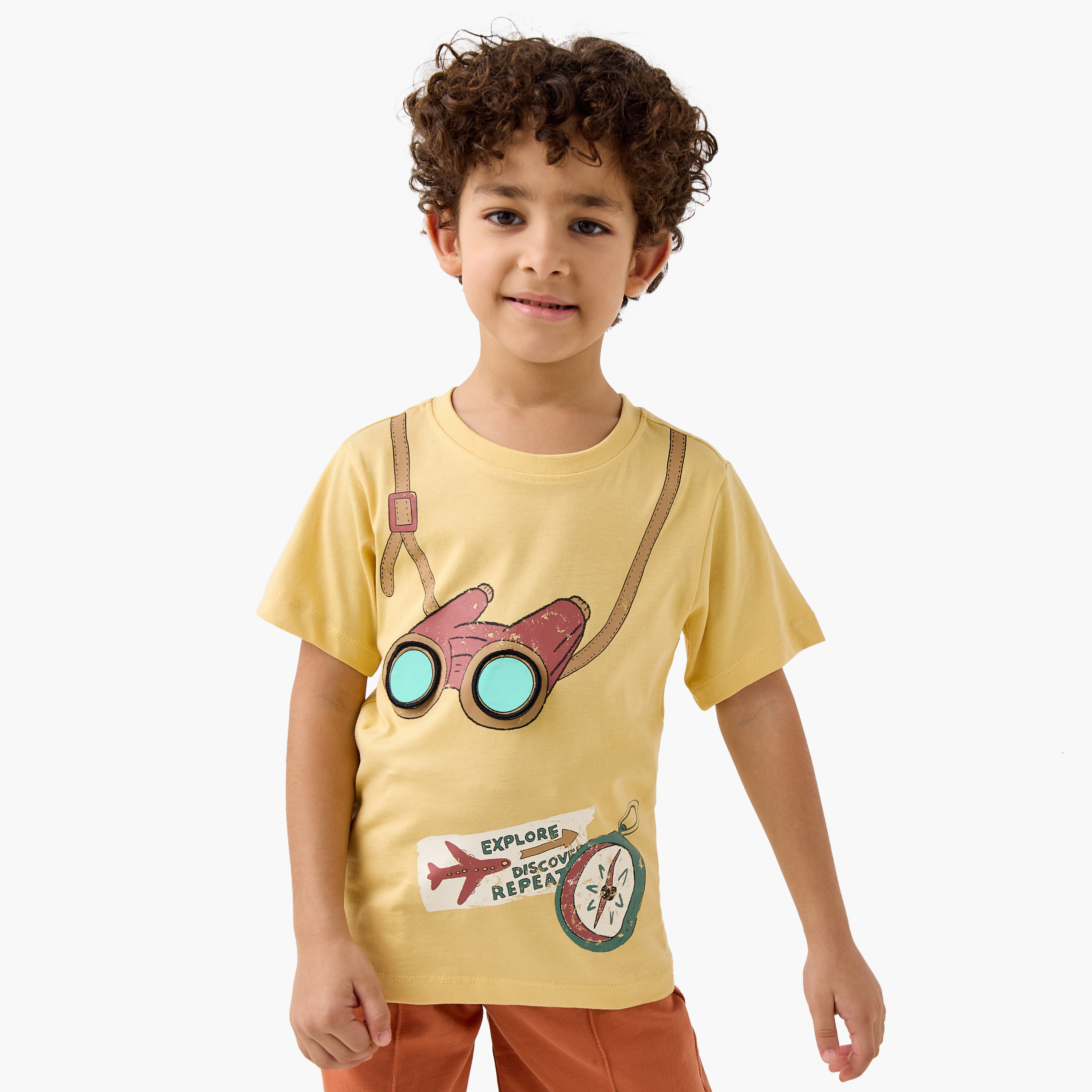 طقم شورت وتيشيرت 3 قطع بطبعات من جونيورز-boys-clothing-setsandcoords-image-3