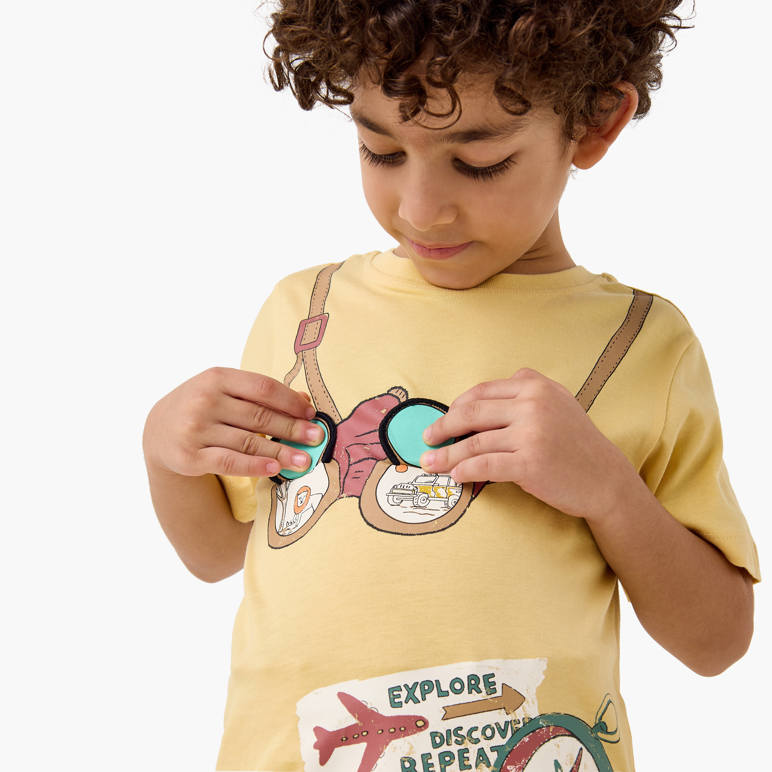 طقم شورت وتيشيرت 3 قطع بطبعات من جونيورز-boys-clothing-setsandcoords-image-6