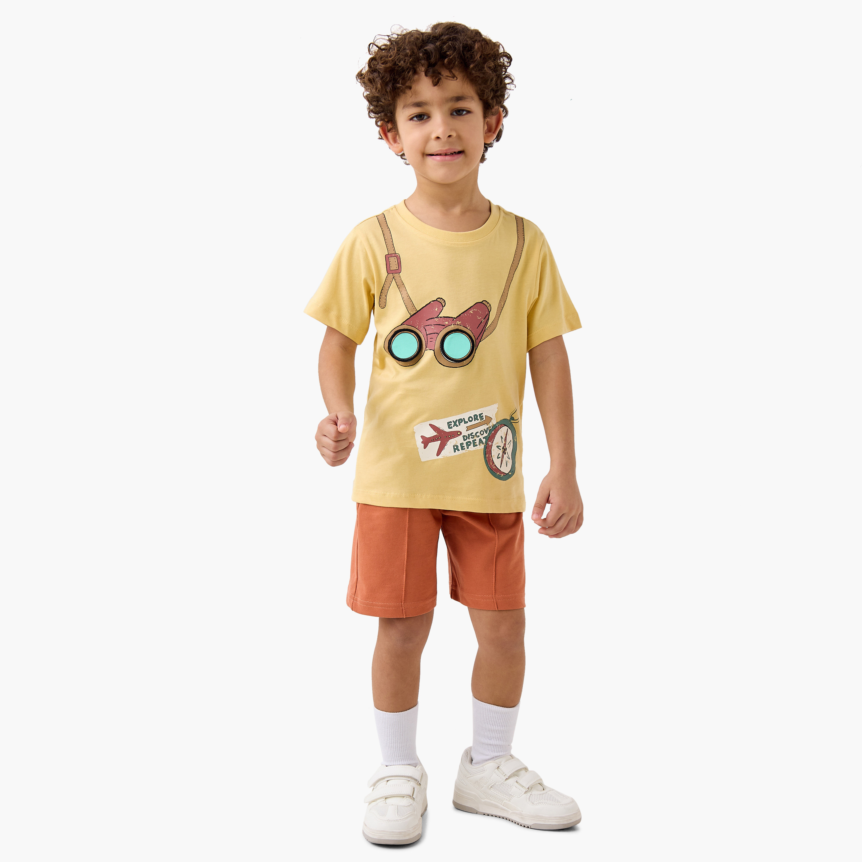 طقم شورت وتيشيرت 3 قطع بطبعات من جونيورز-boys-clothing-setsandcoords-image-8