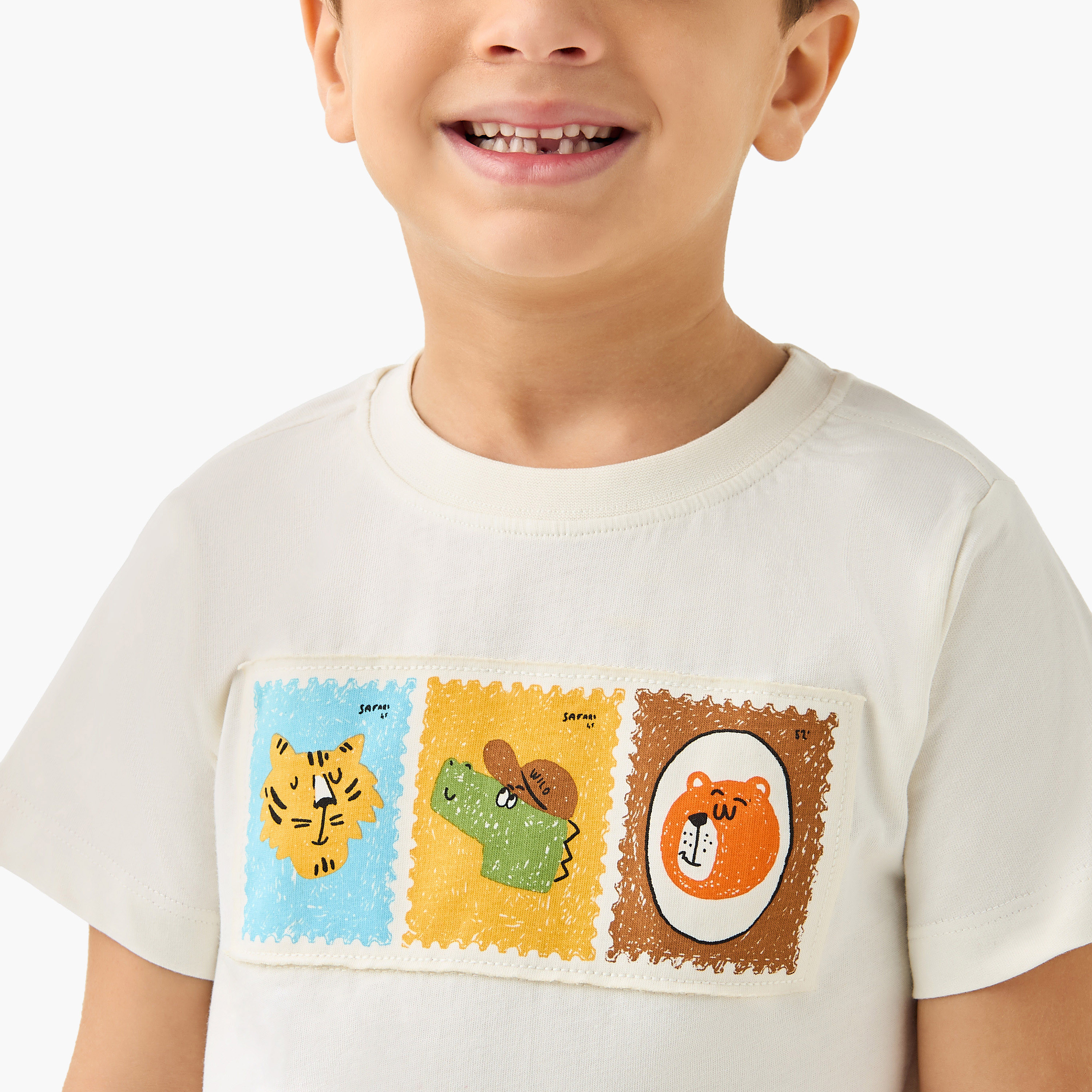 Juniors 3-Piece Animal Print T-shirt and Shorts Set-baby-boys-clothing-setsandcoords-image-6