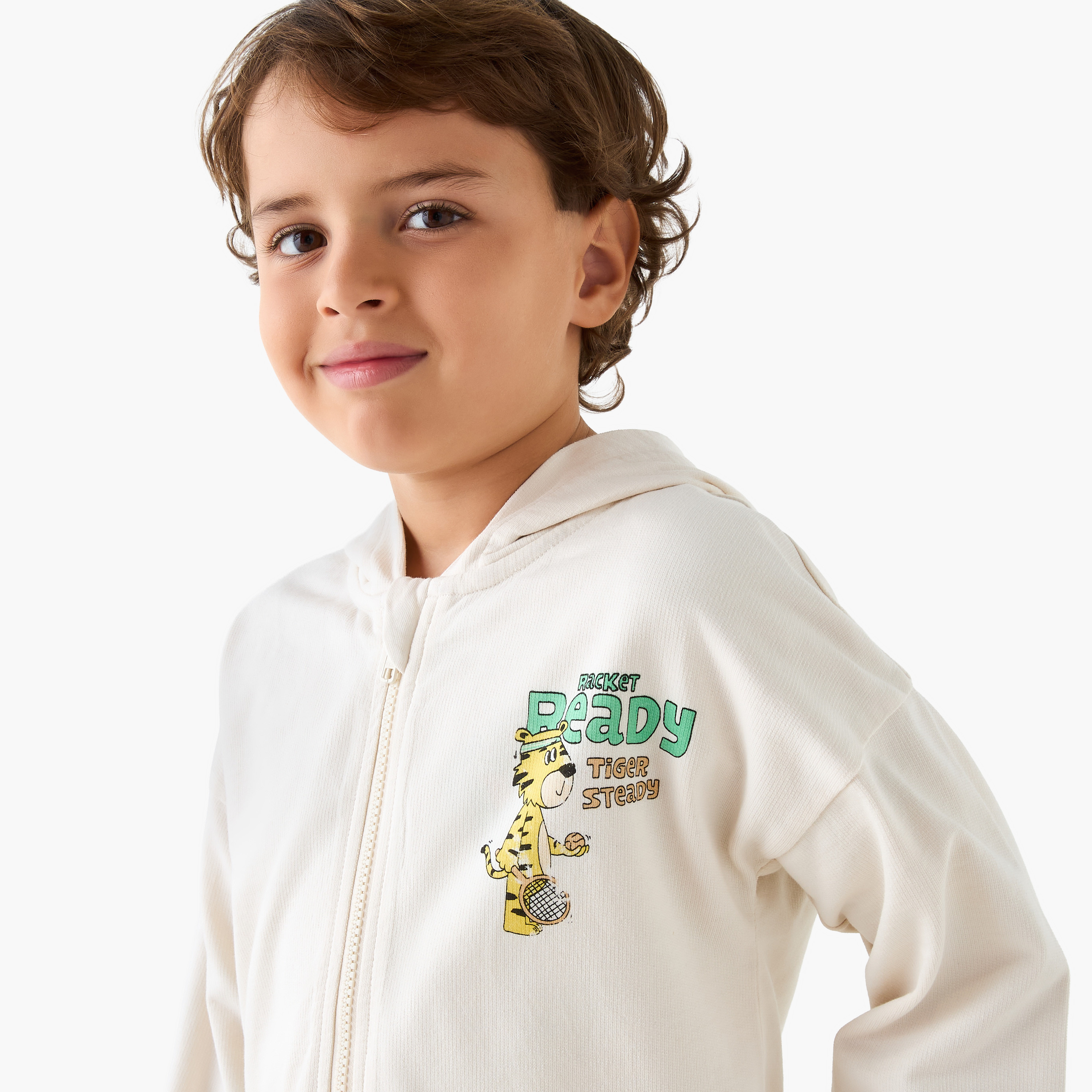 Juniors Tiger Print Hooded Sweatshirt and Joggers Set-baby-boys-clothing-winterwear-setsandcoords-image-5