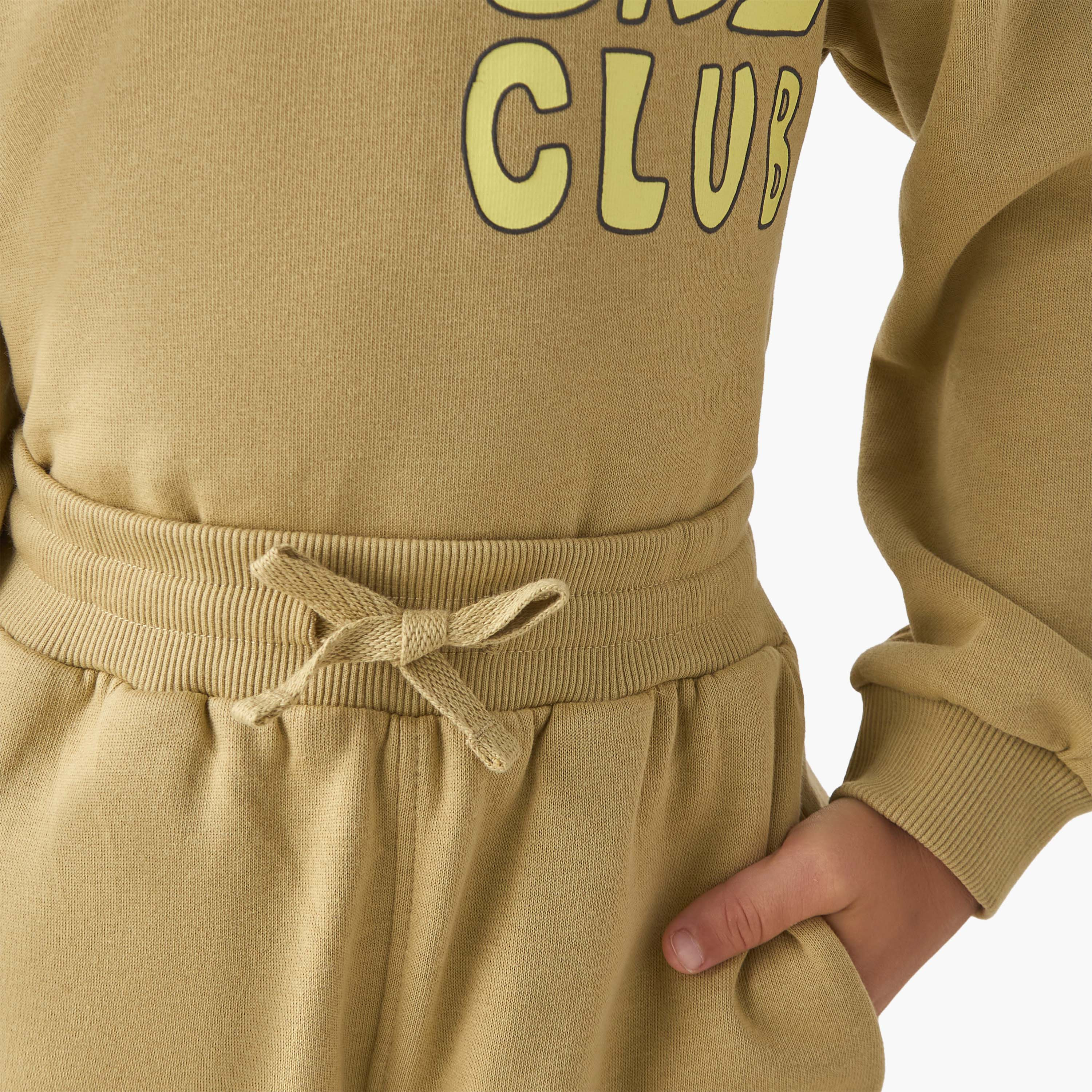Juniors Boys Sweatshirt and Joggers Set with Pockets - Cotton - Long Sleeves - Round Neck-boys-clothing-setsandcoords-image-5