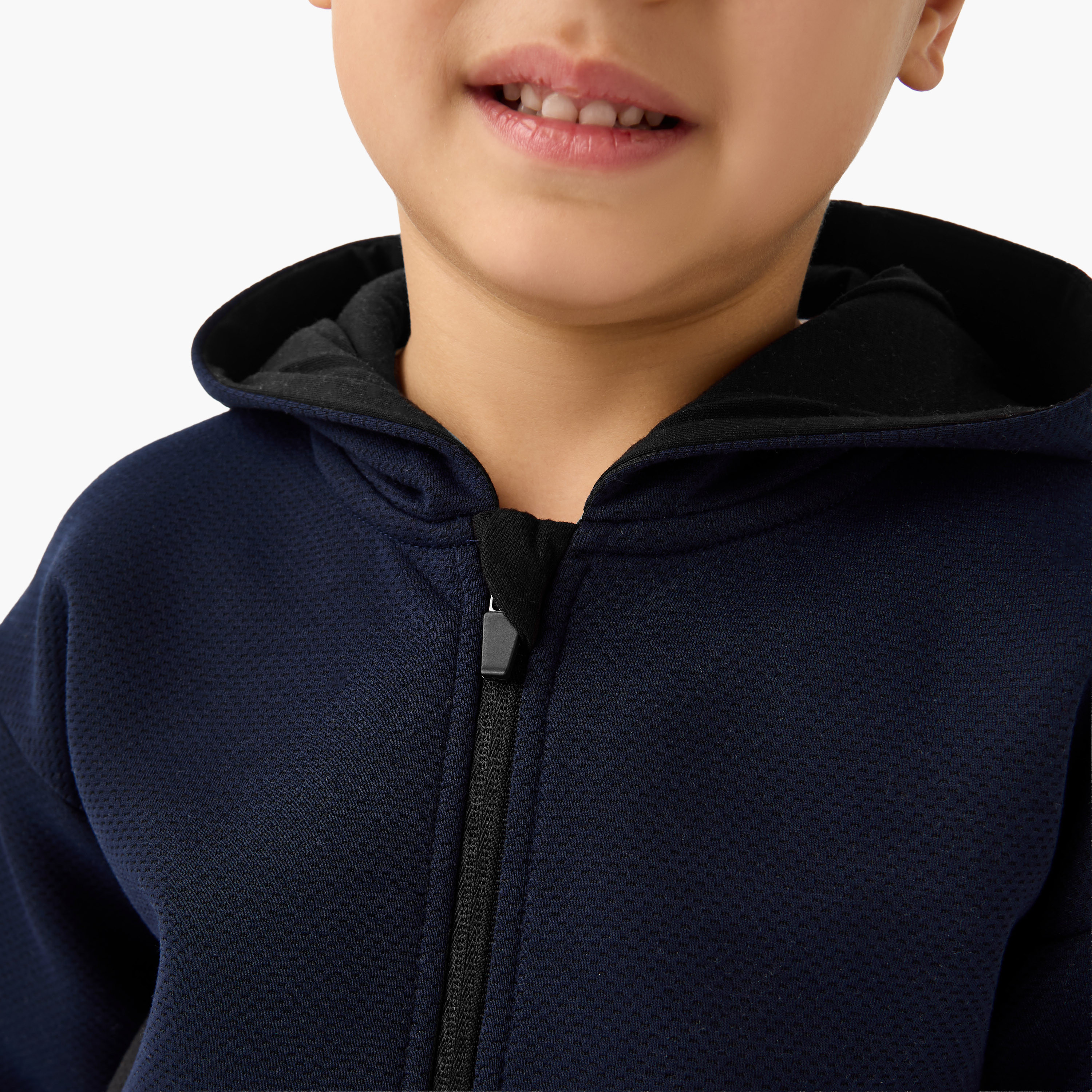 Juniors Textured Hooded Sweatshirt and Joggers Set-baby-boys-clothing-winterwear-setsandcoords-image-6