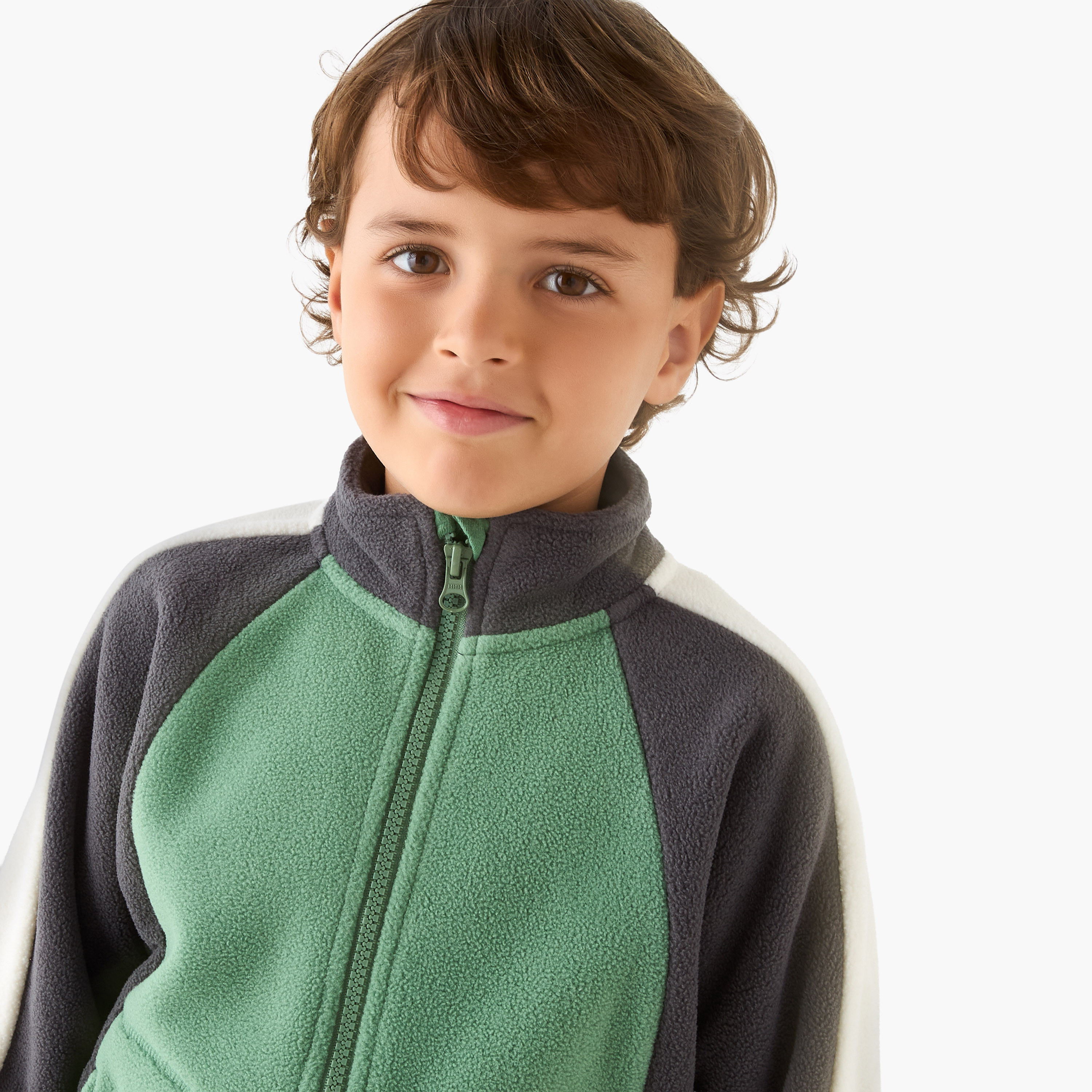 طقم جاكيت وبنطلون رياضي بقوالب ملونة من جونيورز-baby-boys-clothing-winterwear-setsandcoords-image-2