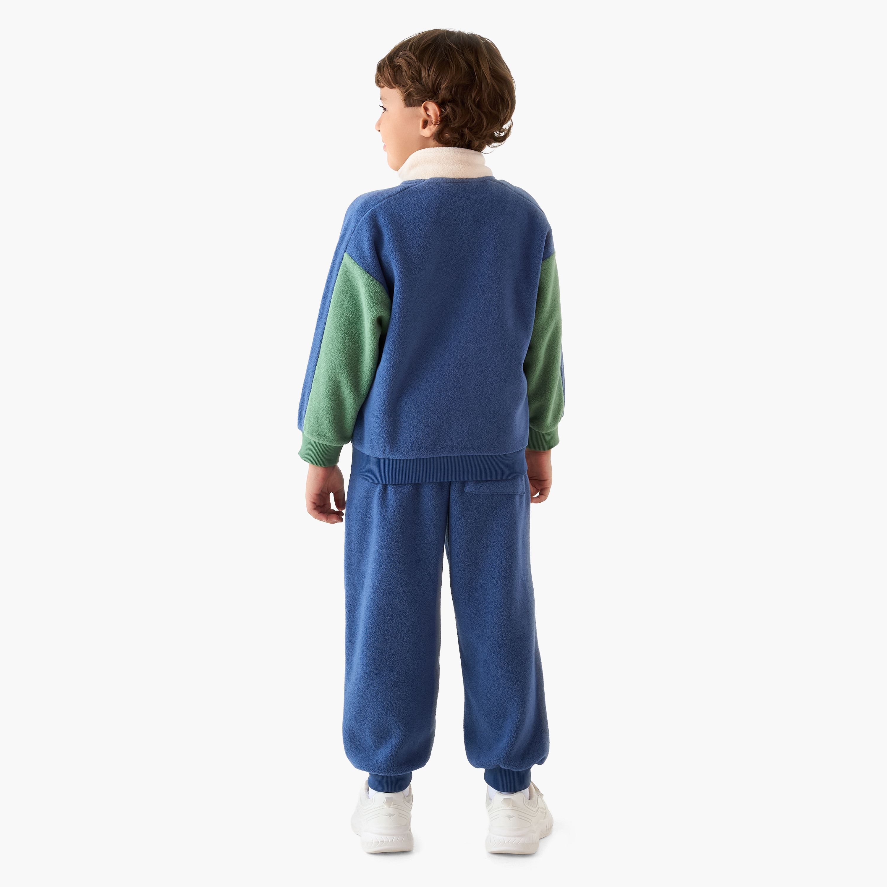 Juniors Colourblock Jacket and Joggers Set-baby-boys-clothing-winterwear-setsandcoords-image-4