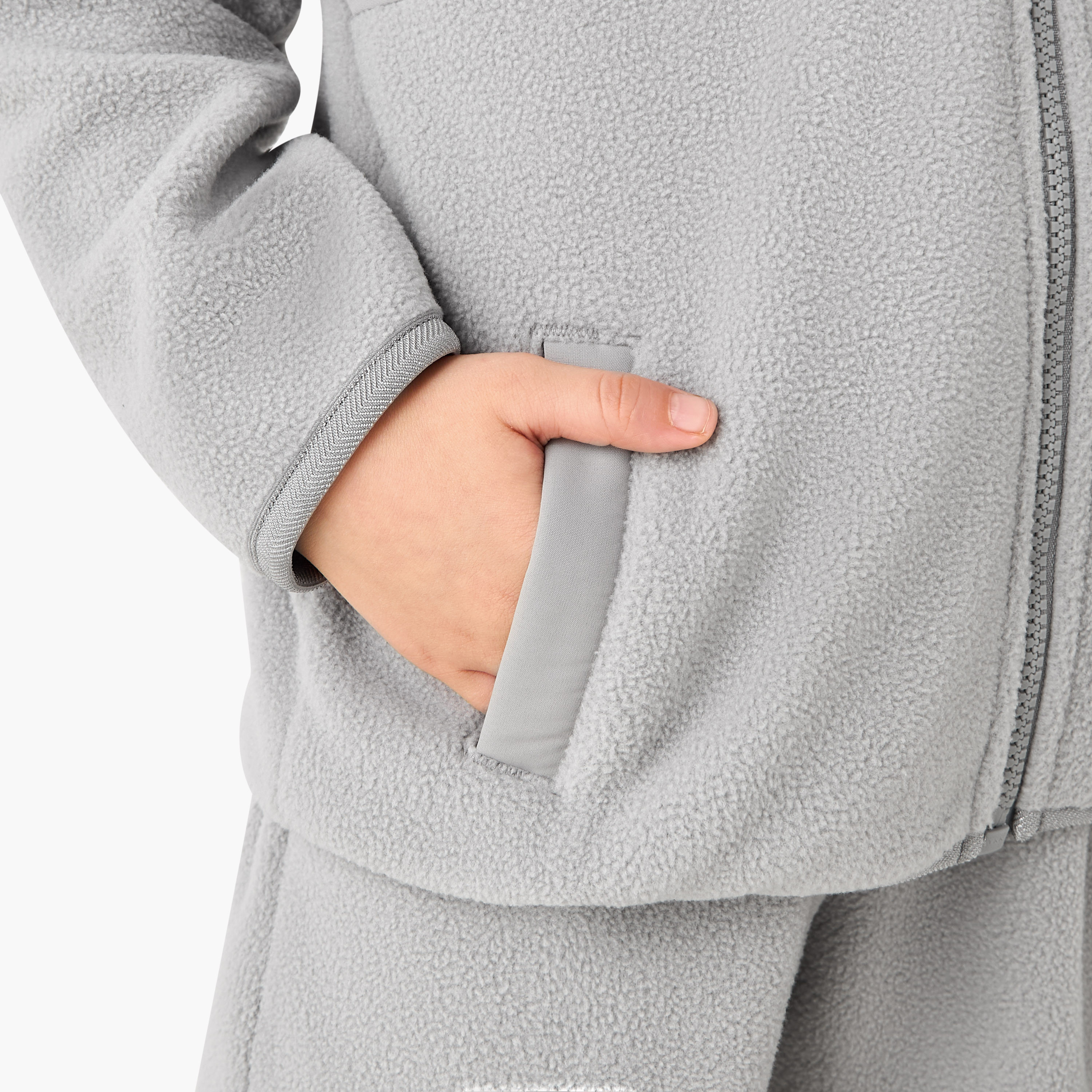 طقم بنطلون رياضي وسويت شيرت بقبعة وأكمام طويلة بوليستر من جونيورز-boys-clothing-setsandcoords-image-5