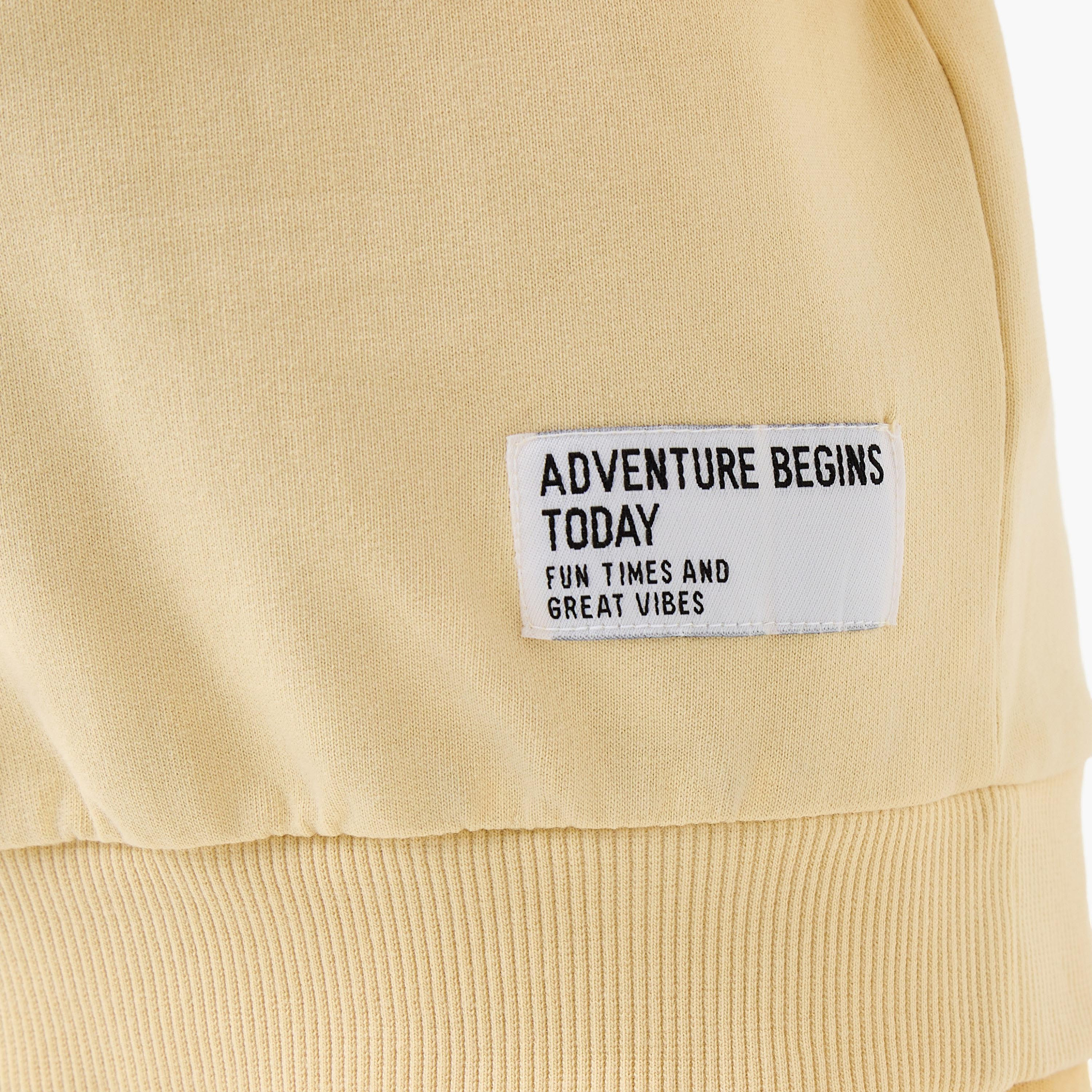 Juniors Boys Sweatshirt and Joggers Set with Slogan Print - Cotton - Long Sleeves-boys-clothing-setsandcoords-image-6
