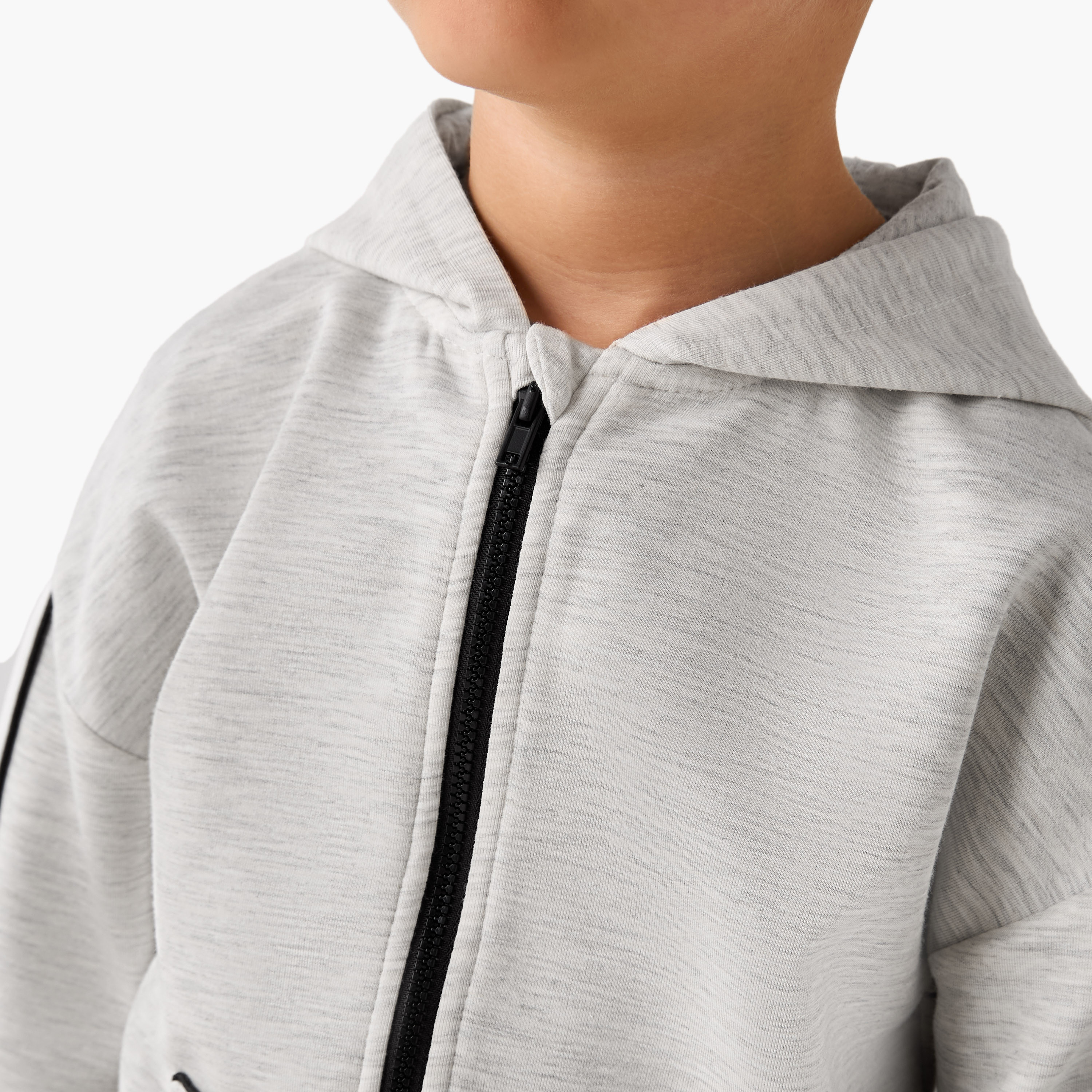 Juniors Boys Sweatshirt and Joggers Set with Hood - Soft Polyester - Long Sleeves-baby-boys-clothing-winterwear-setsandcoords-image-5