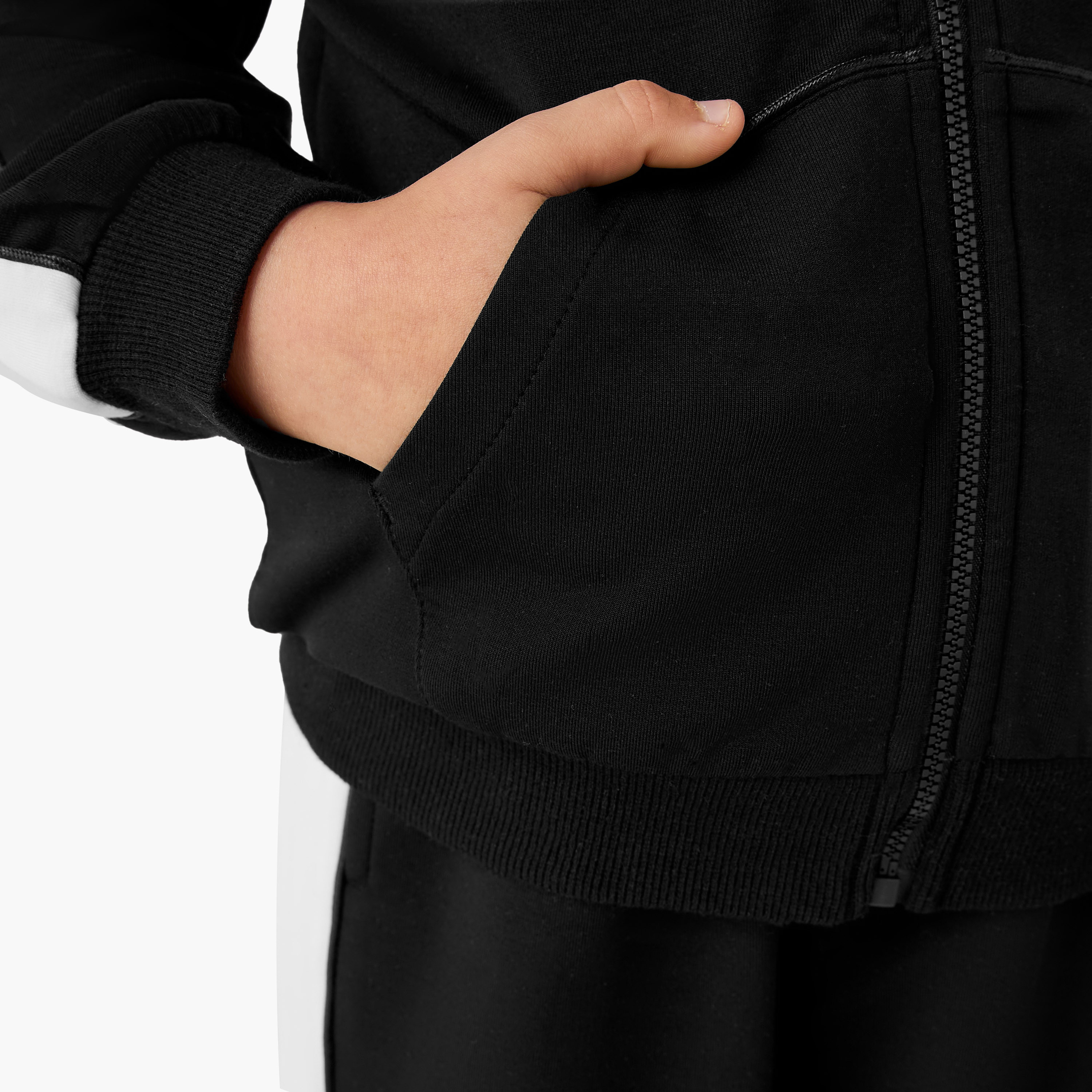 Juniors Boys Sweatshirt and Joggers Set with Hood - Soft Polyester - Long Sleeves-baby-boys-clothing-winterwear-setsandcoords-image-5