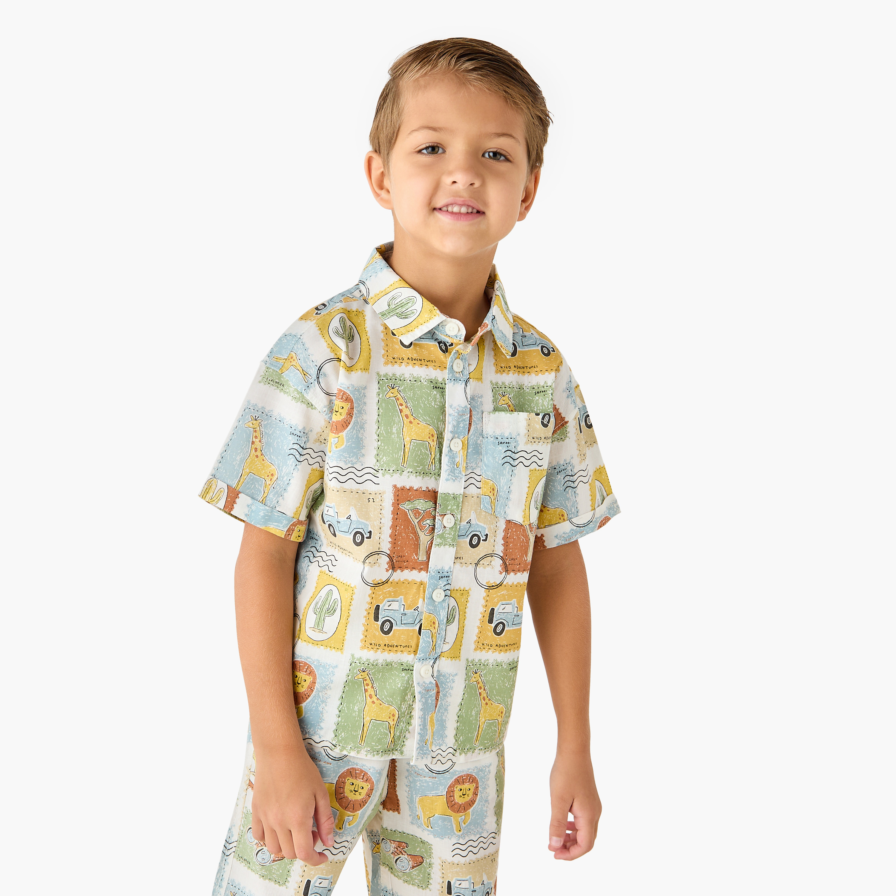 طقم شورت وقميص بطبعات من جونيورز-baby-boys-clothing-setsandcoords-image-5