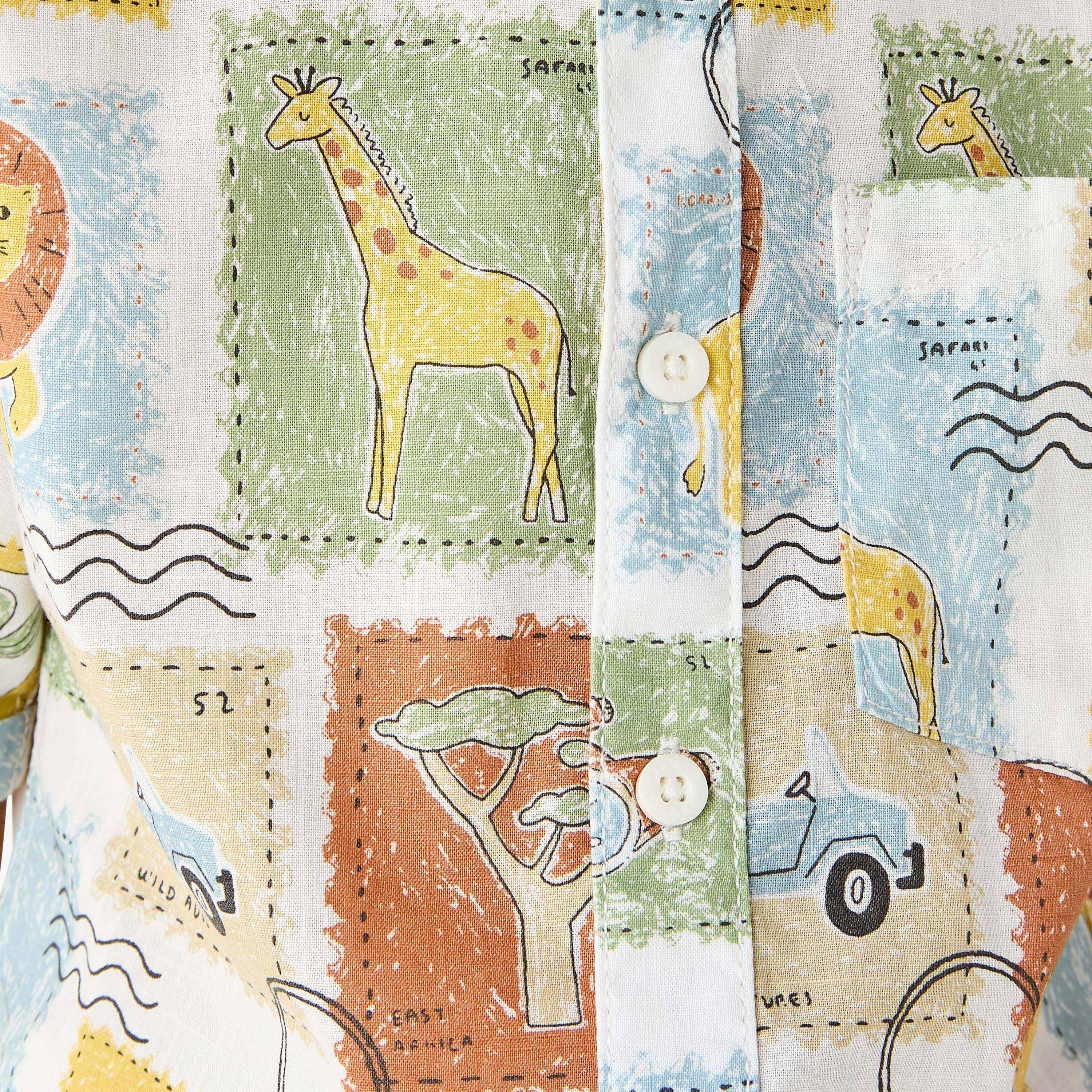 طقم شورت وقميص بطبعات من جونيورز-baby-boys-clothing-setsandcoords-image-1