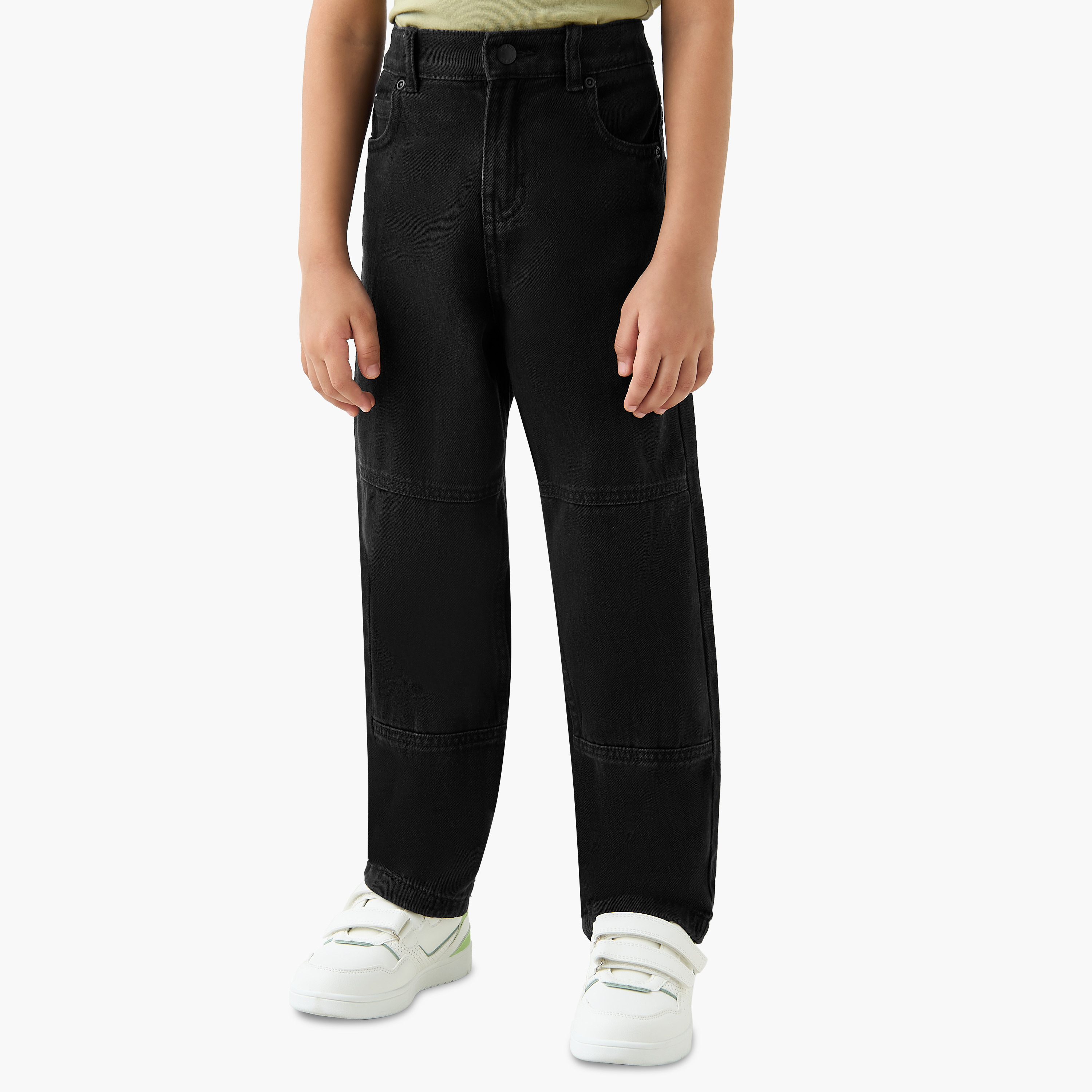 بنطلون جينز بقصة عادية للأولاد من جونيورز-boys-clothing-bottoms-trousers-image-5