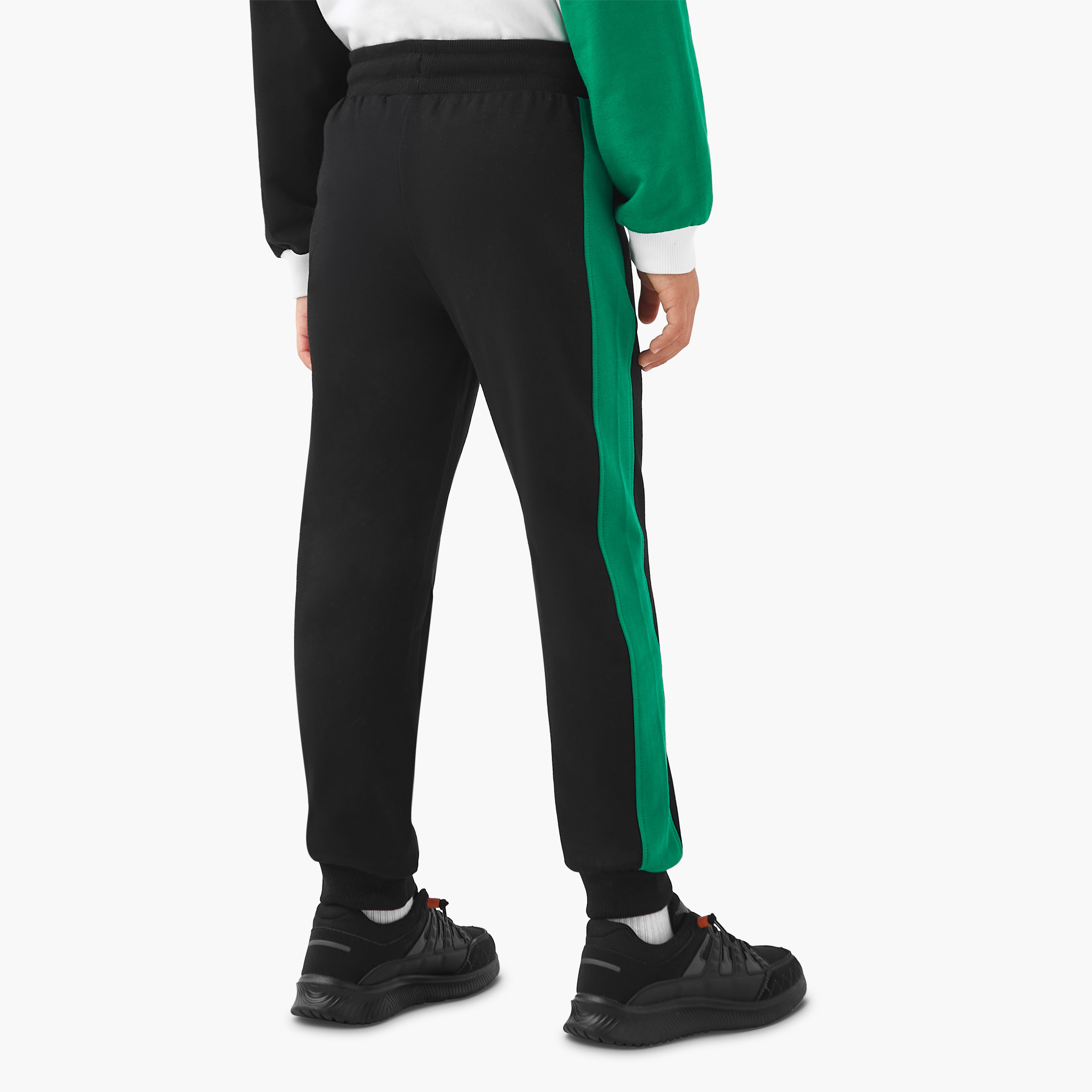 Juniors Boys Joggers with UAE National Day Print - Cotton - Drawstring-boys-clothing-bottoms-joggersandtrackpants-image-3