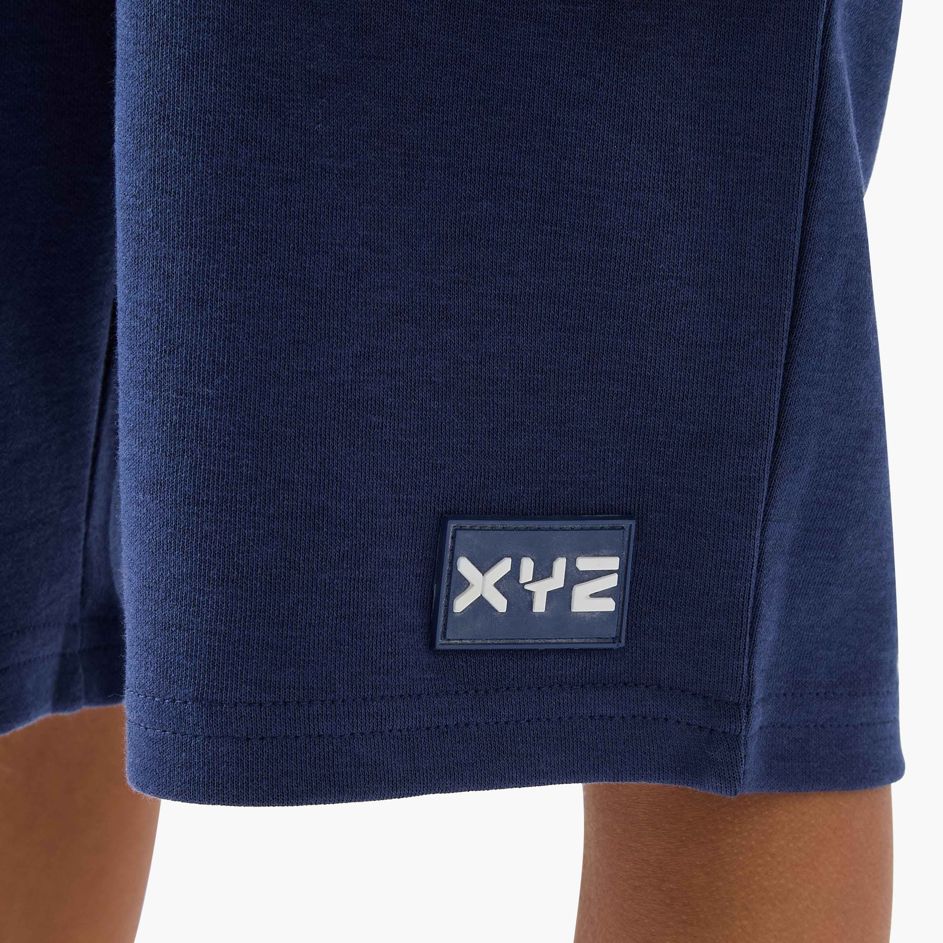 XYZ Printed Crew Neck T-shirt and Shorts Set-boys-clothing-sportswear-sets-image-7