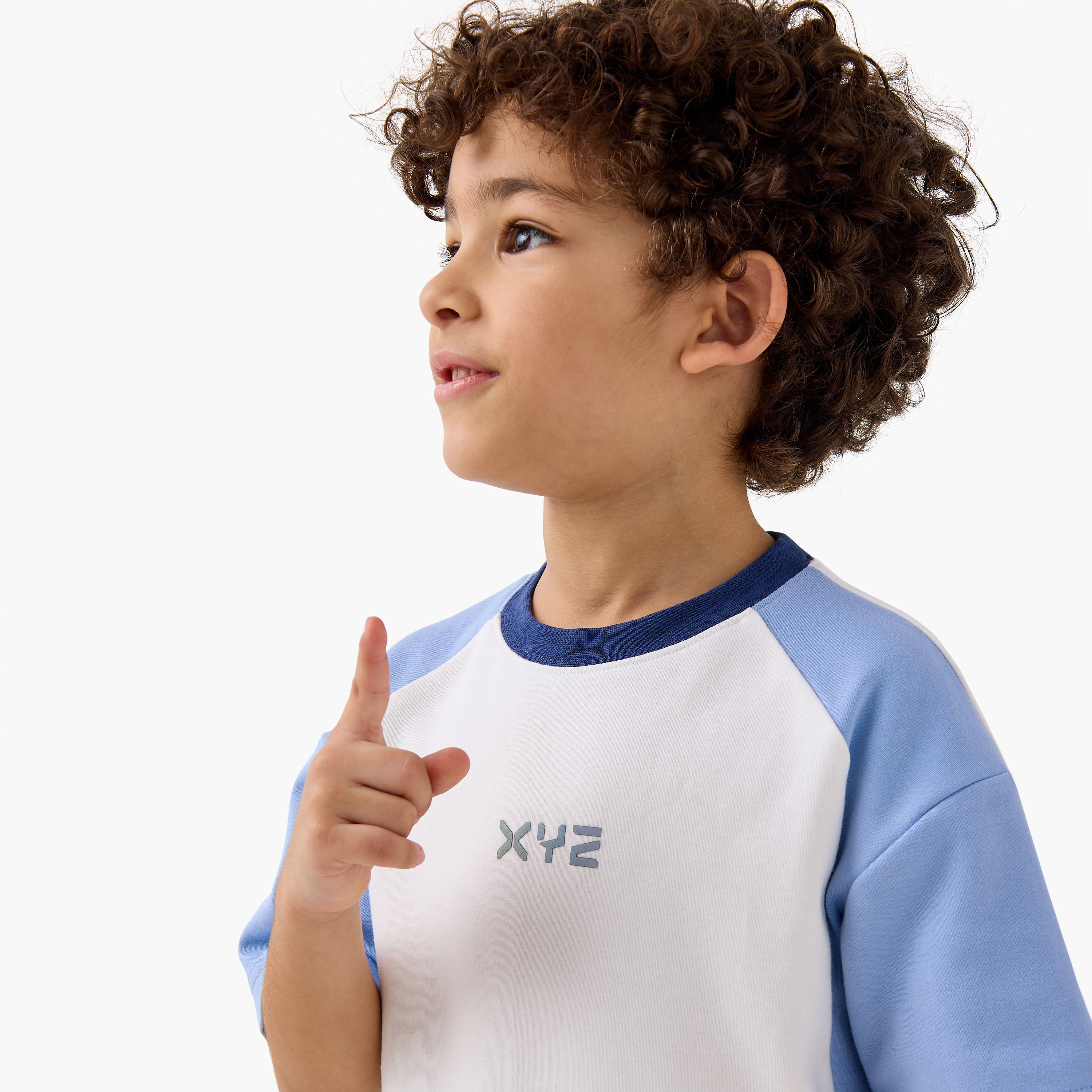 XYZ Colourblock T-shirt and Shorts Set-baby-boys-clothing-sportswear-sets-image-5