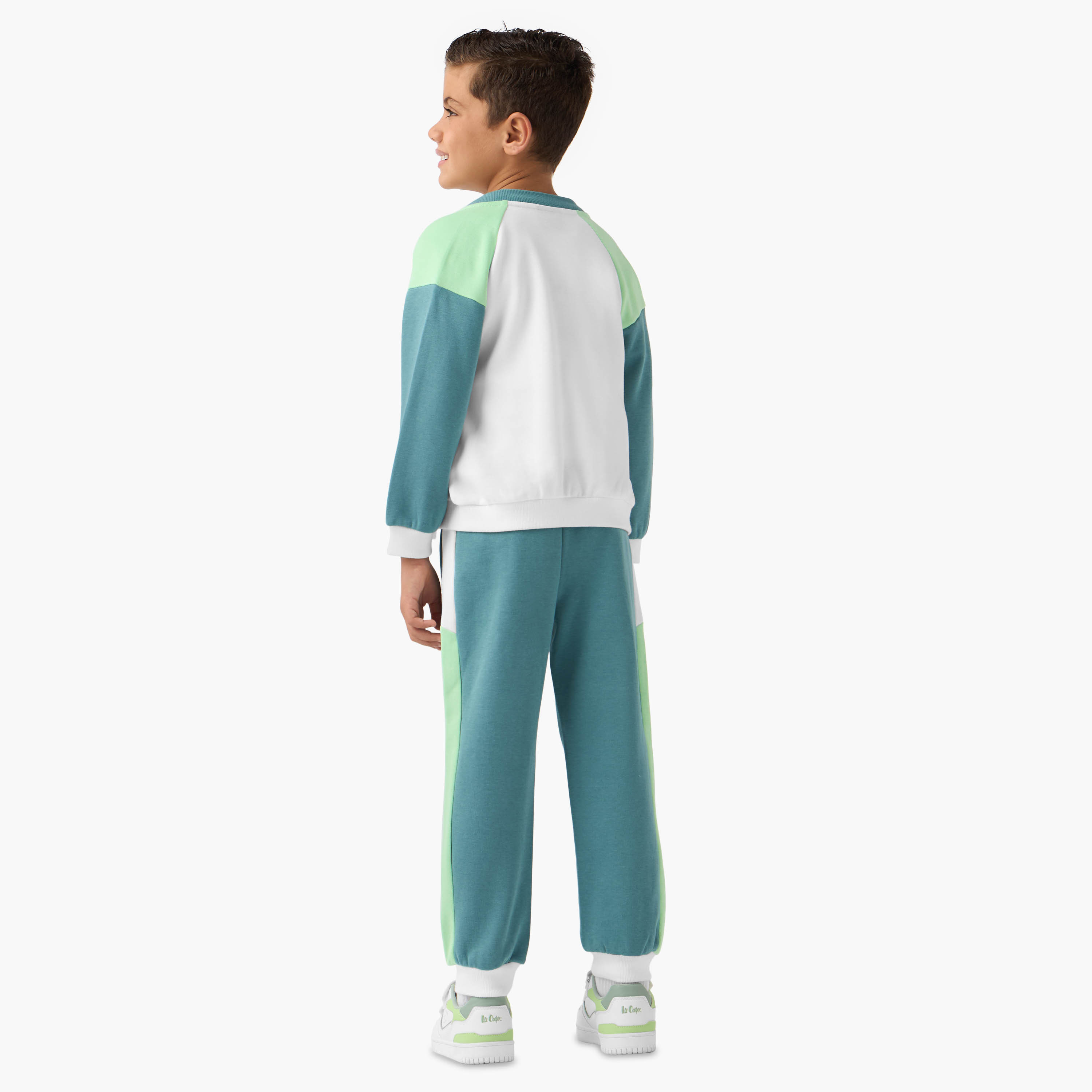 XYZ Colourblock Bomber Jacket and Joggers Set-baby-boys-clothing-winterwear-setsandcoords-image-4