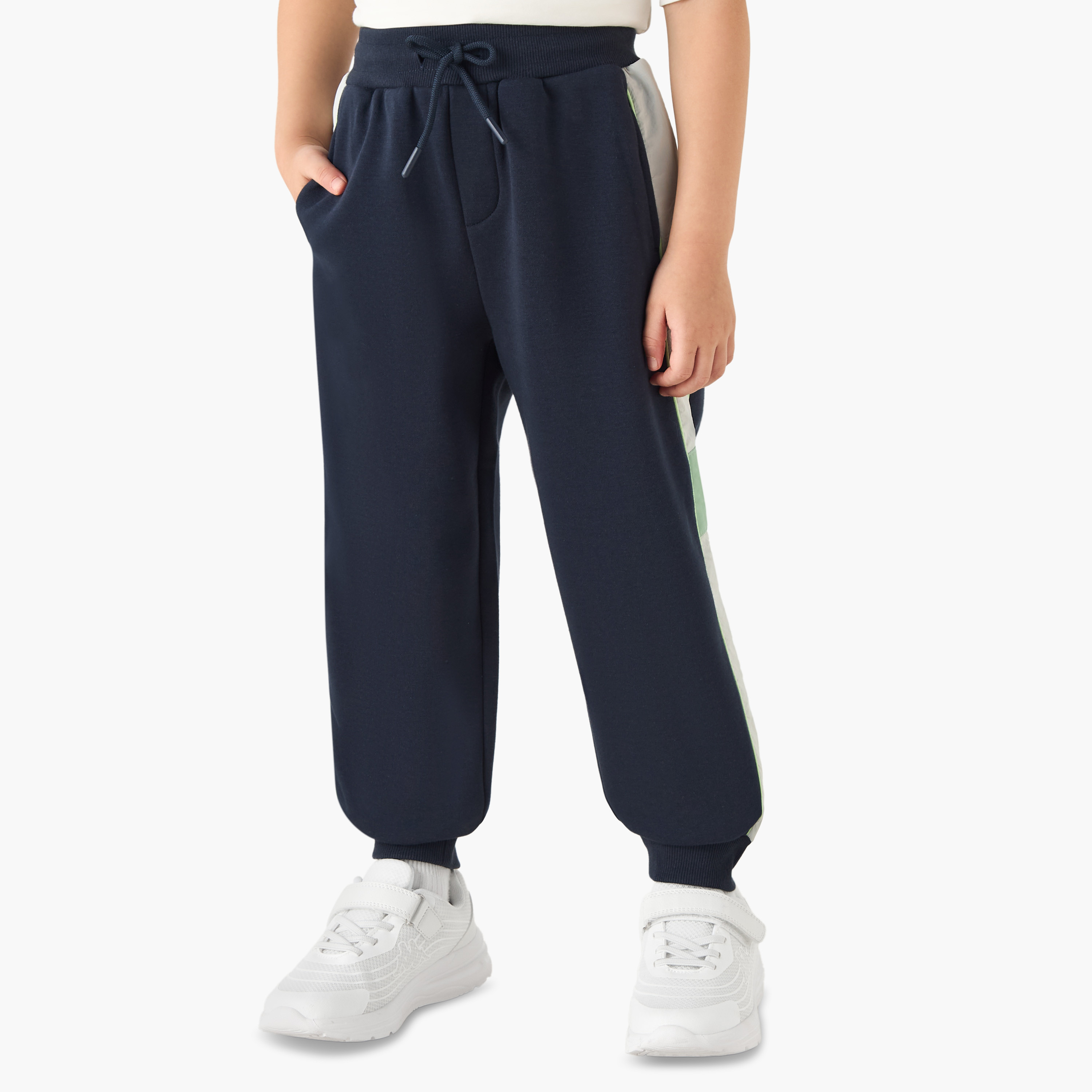 XYZ Colourblock Zip Through Hoodie and Joggers Set-boys-clothing-setsandcoords-image-3