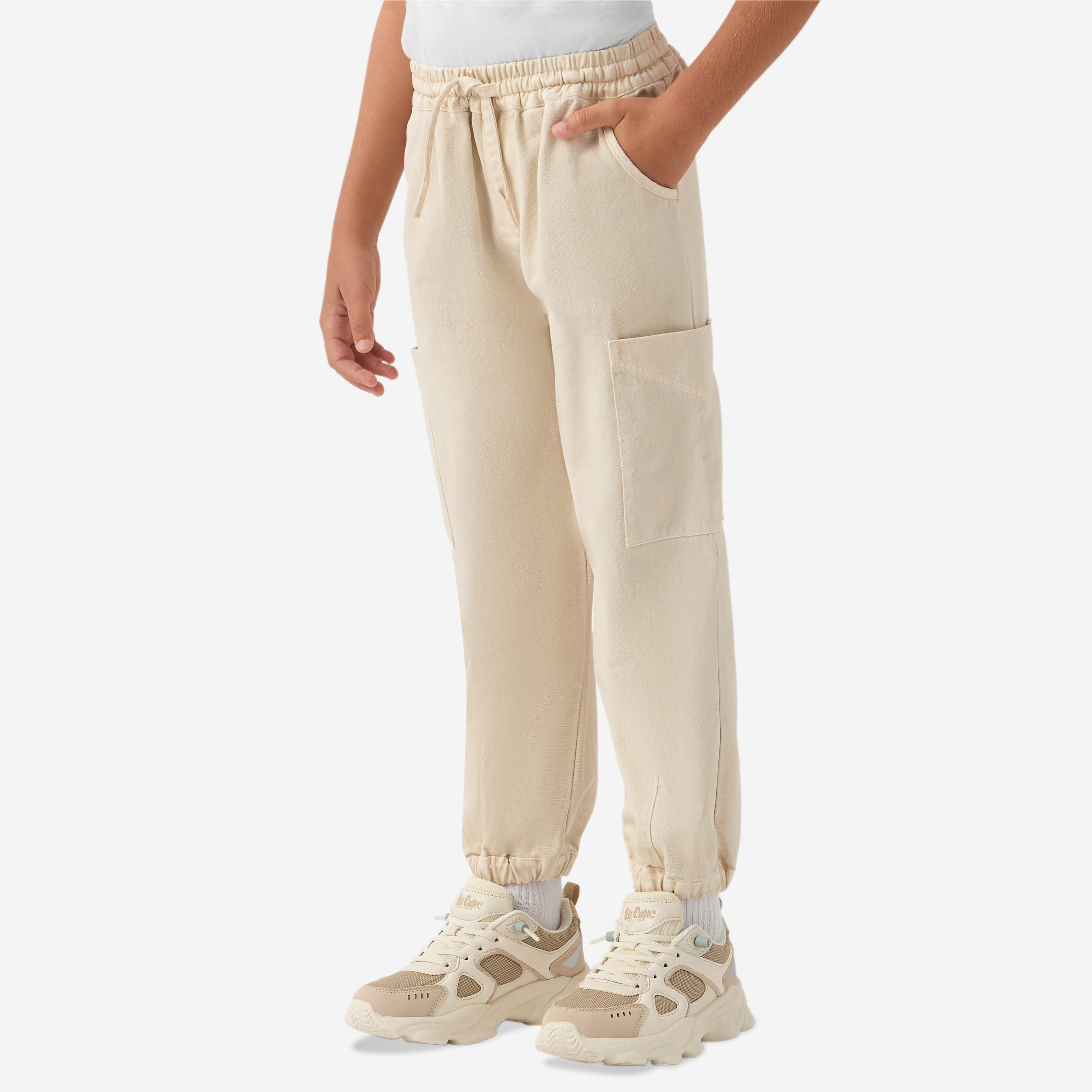 Eligo Solid Joggers with Drawstring Closure and Pockets-boys-clothing-bottoms-joggersandtrackpants-image-1