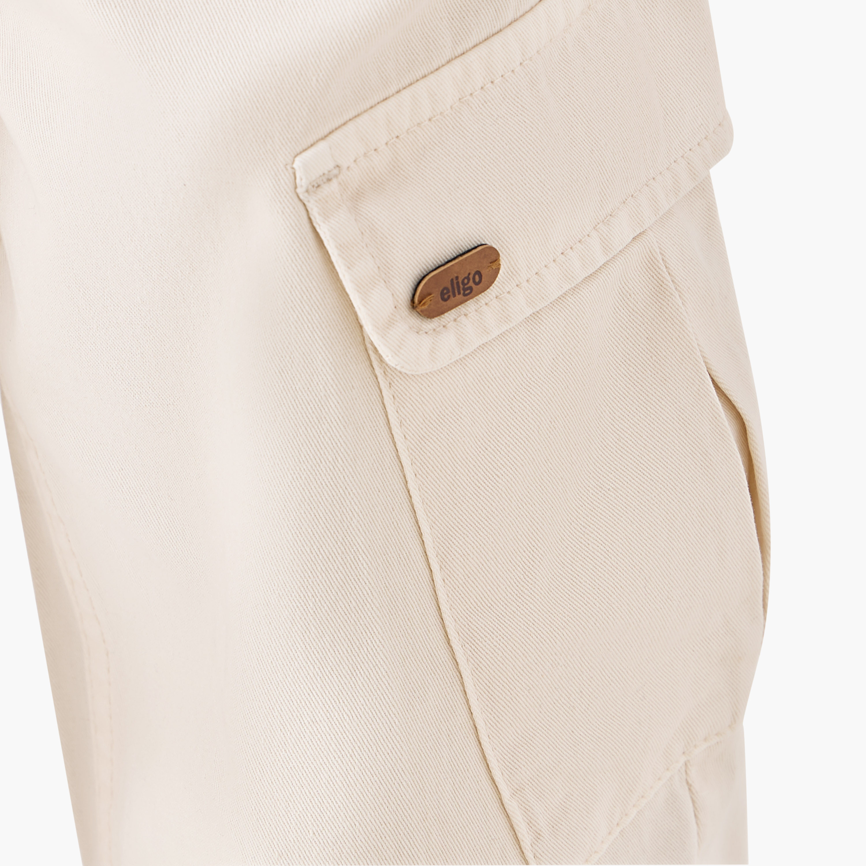 Eligo Boys Trousers with Pockets - Cotton - Button Waist-boys-clothing-bottoms-trousers-image-5