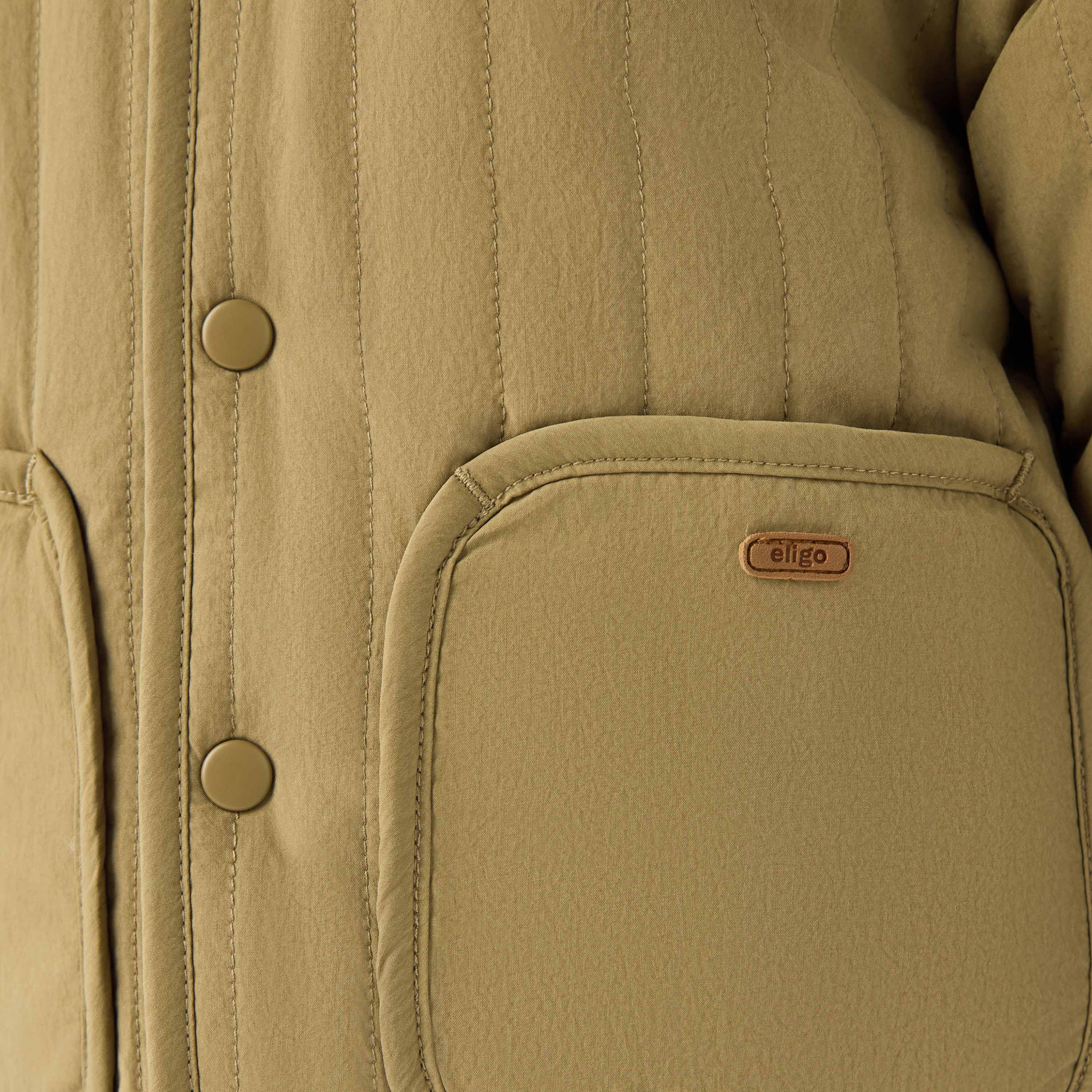 Eligo Textured Heavy Jacket with Long Sleeves and Pockets-boys-clothing-jacketsandcoats-image-4