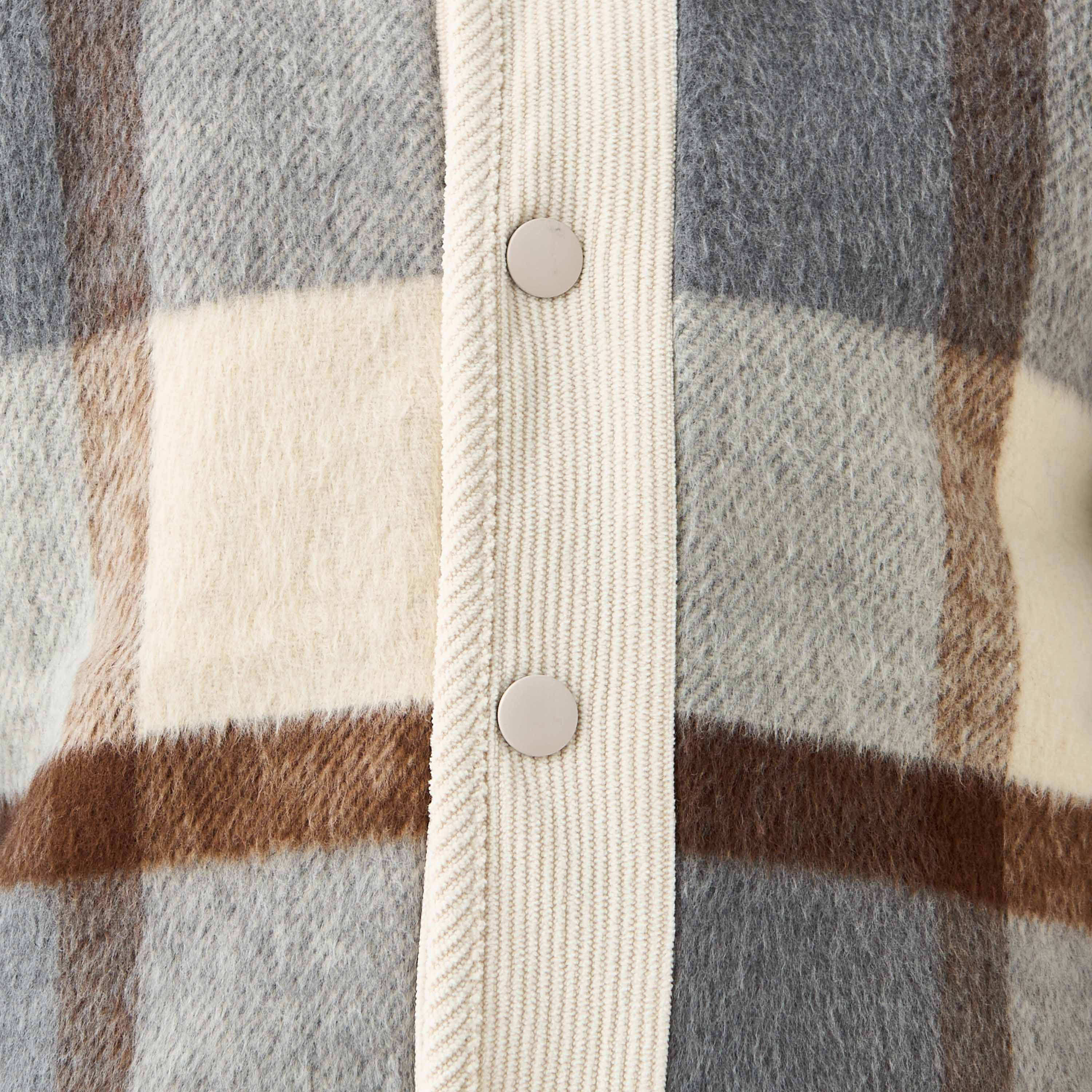 Eligo Checked Jacket with Long Sleeves and Button Closure-boys-clothing-jacketsandcoats-image-4