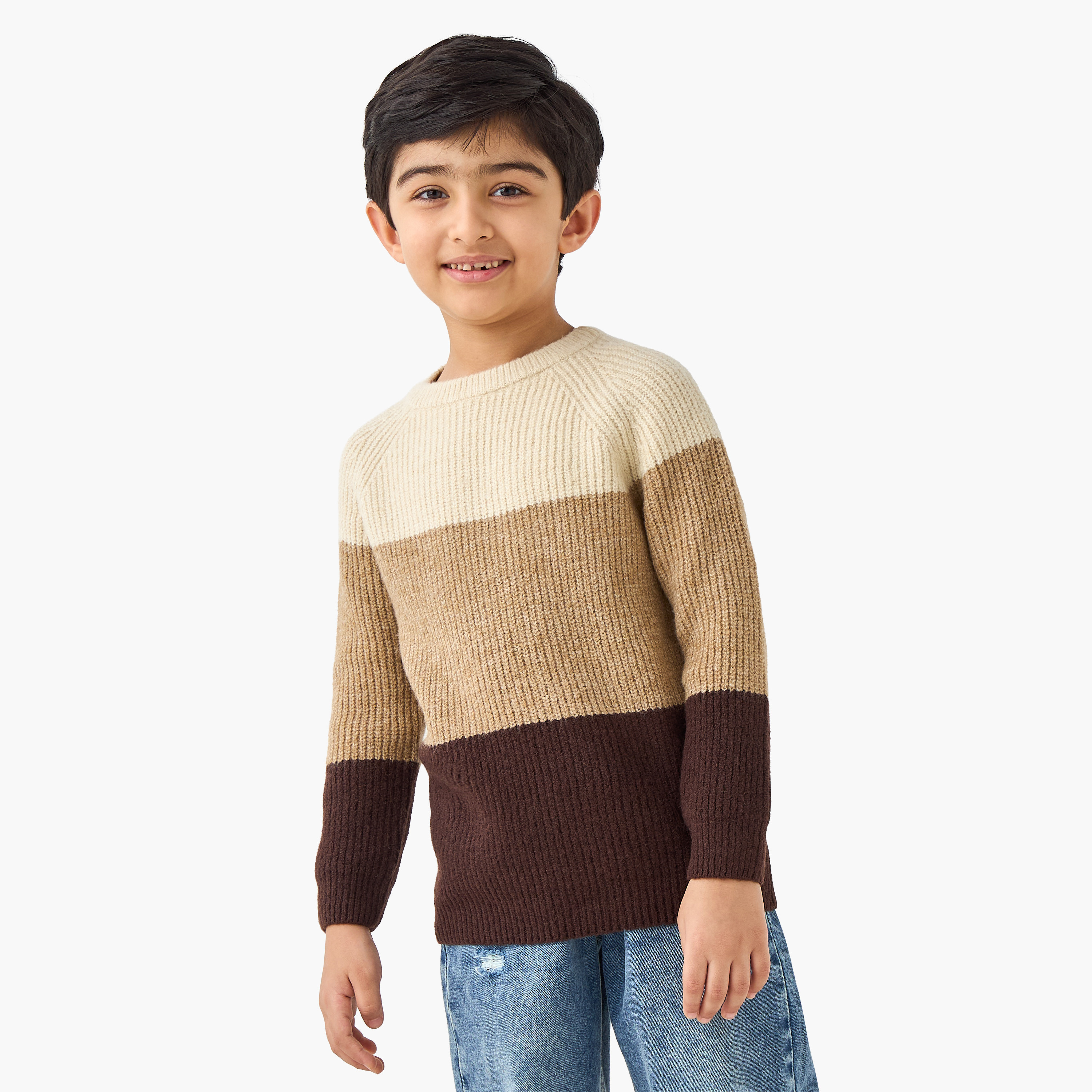 كنزة بتصميم قوالب ملونة وأكمام طويلة من إليجو-baby-boys-clothing-jumpersandcardigans-image-5
