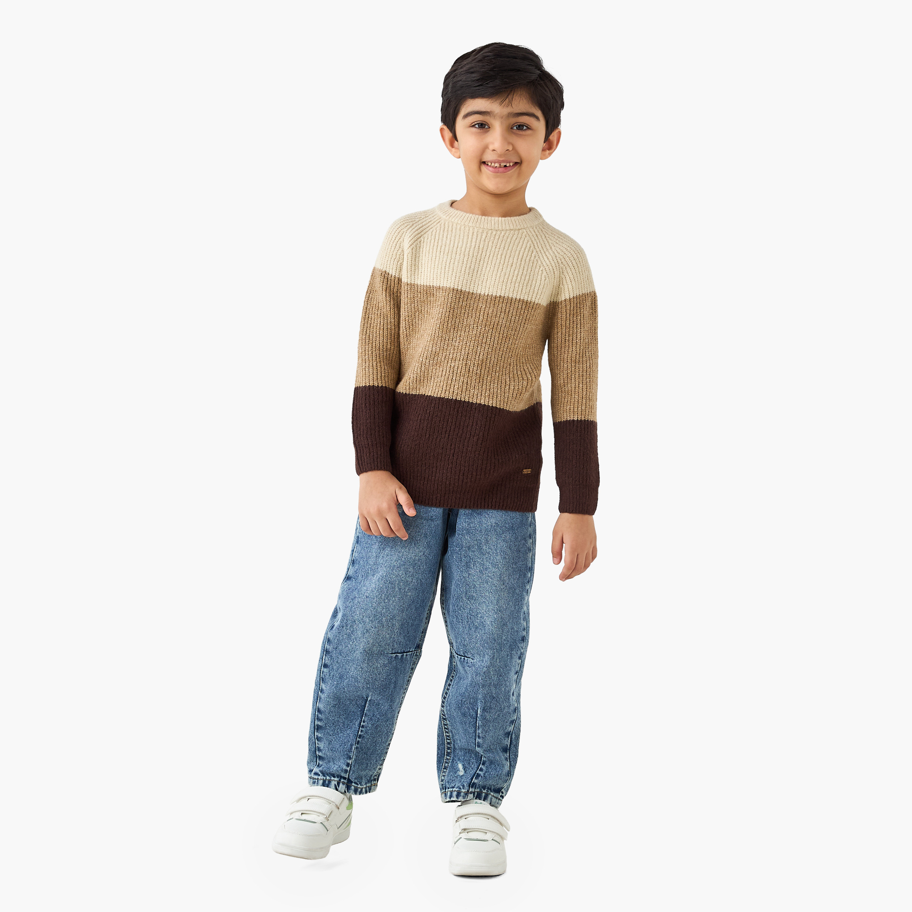 كنزة بتصميم قوالب ملونة وأكمام طويلة من إليجو-baby-boys-clothing-jumpersandcardigans-image-4