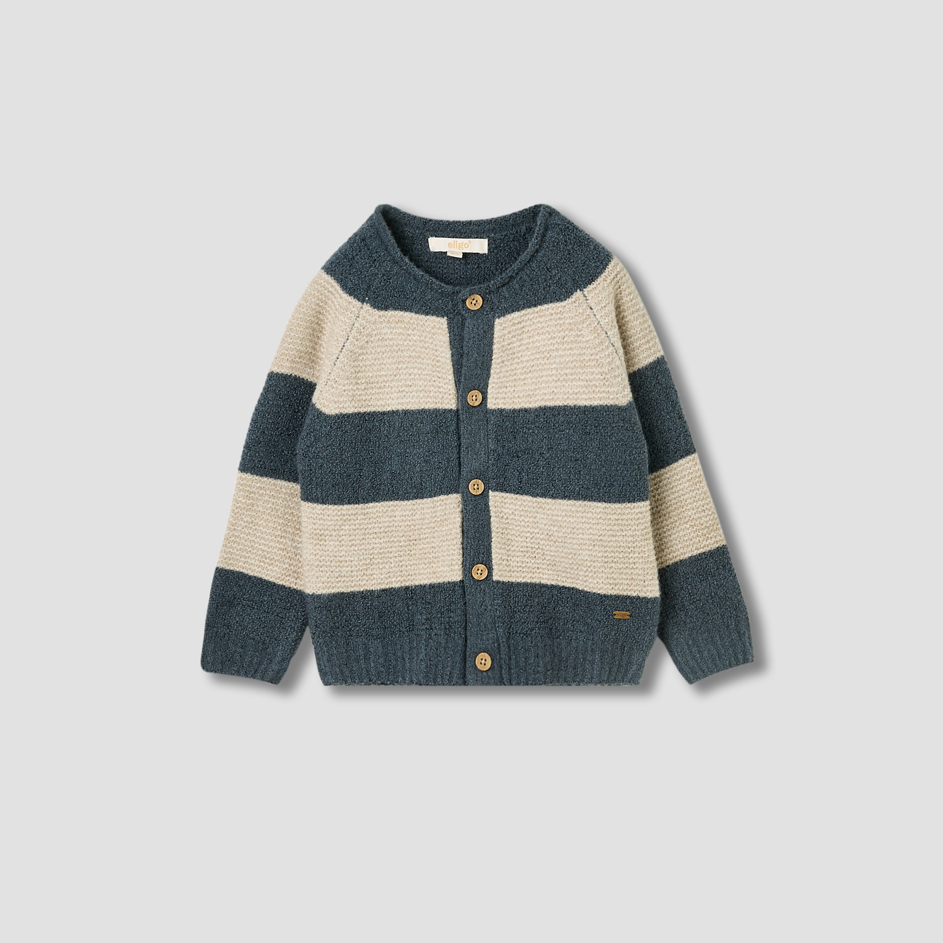 كارديجان مقلم بأكمام طويلة من إليجو-baby-boys-clothing-jumpersandcardigans-image-4