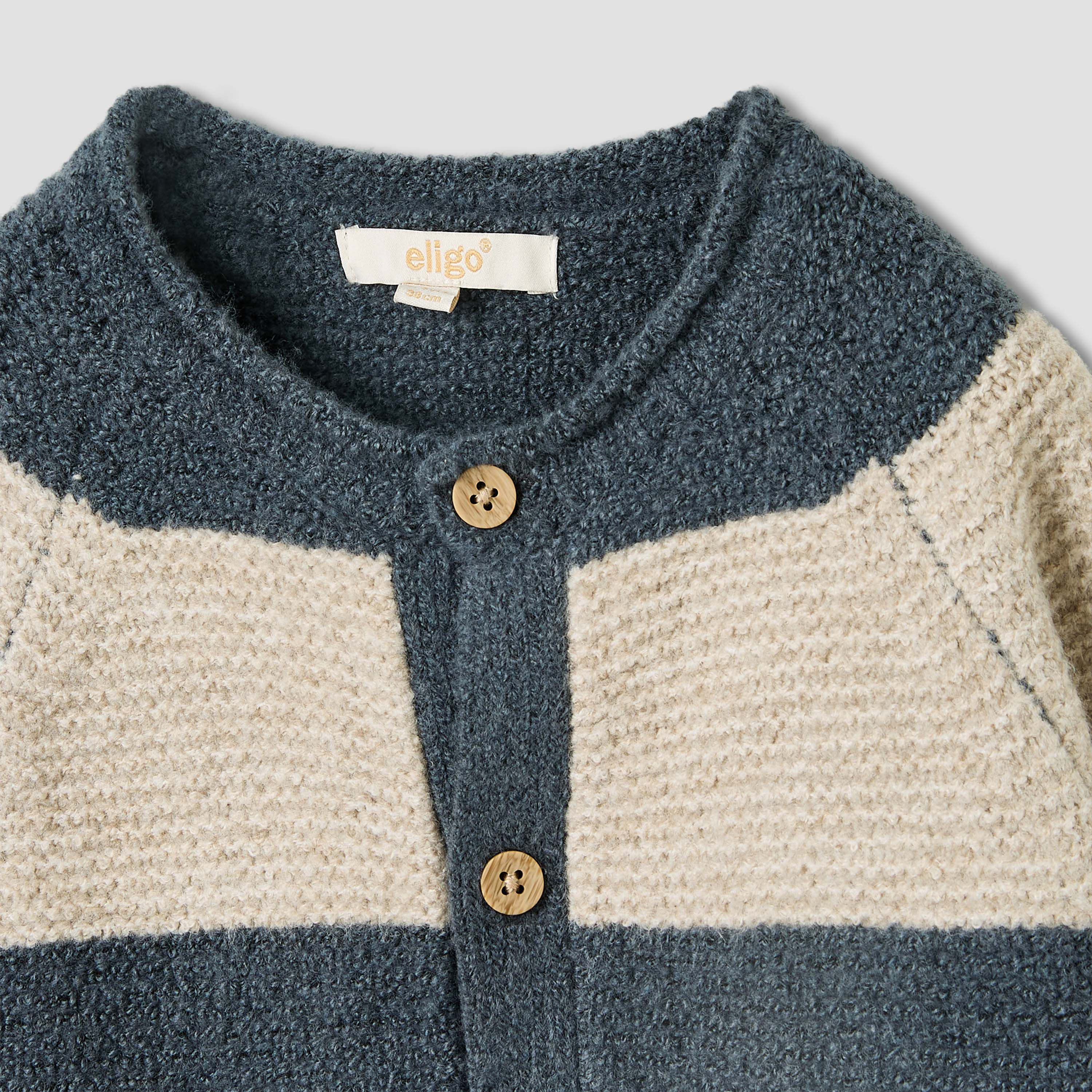 كارديجان مقلم بأكمام طويلة من إليجو-baby-boys-clothing-jumpersandcardigans-image-2