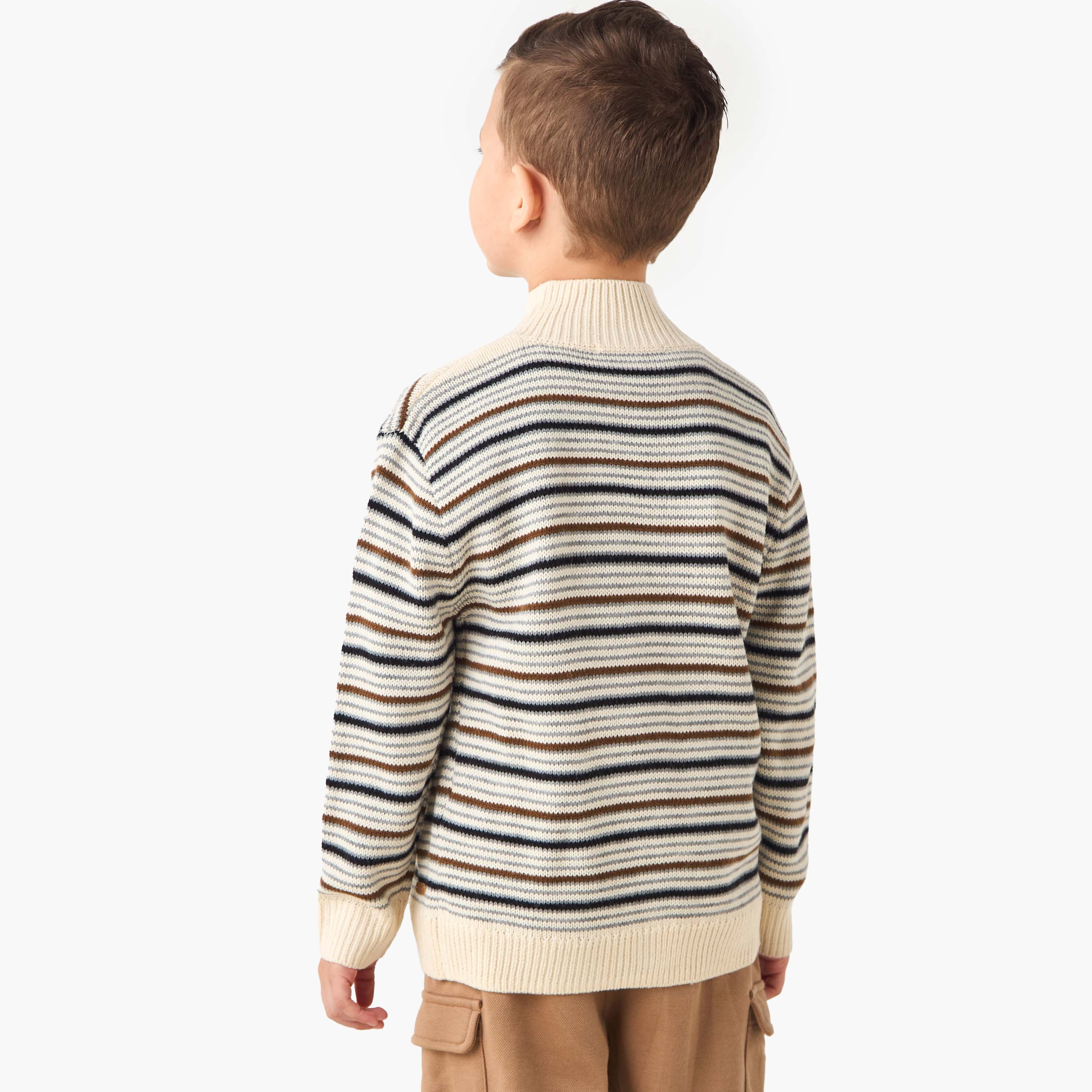 Eligo Striped Cardigan with Long Sleeves-baby-boys-clothing-jumpersandcardigans-image-3