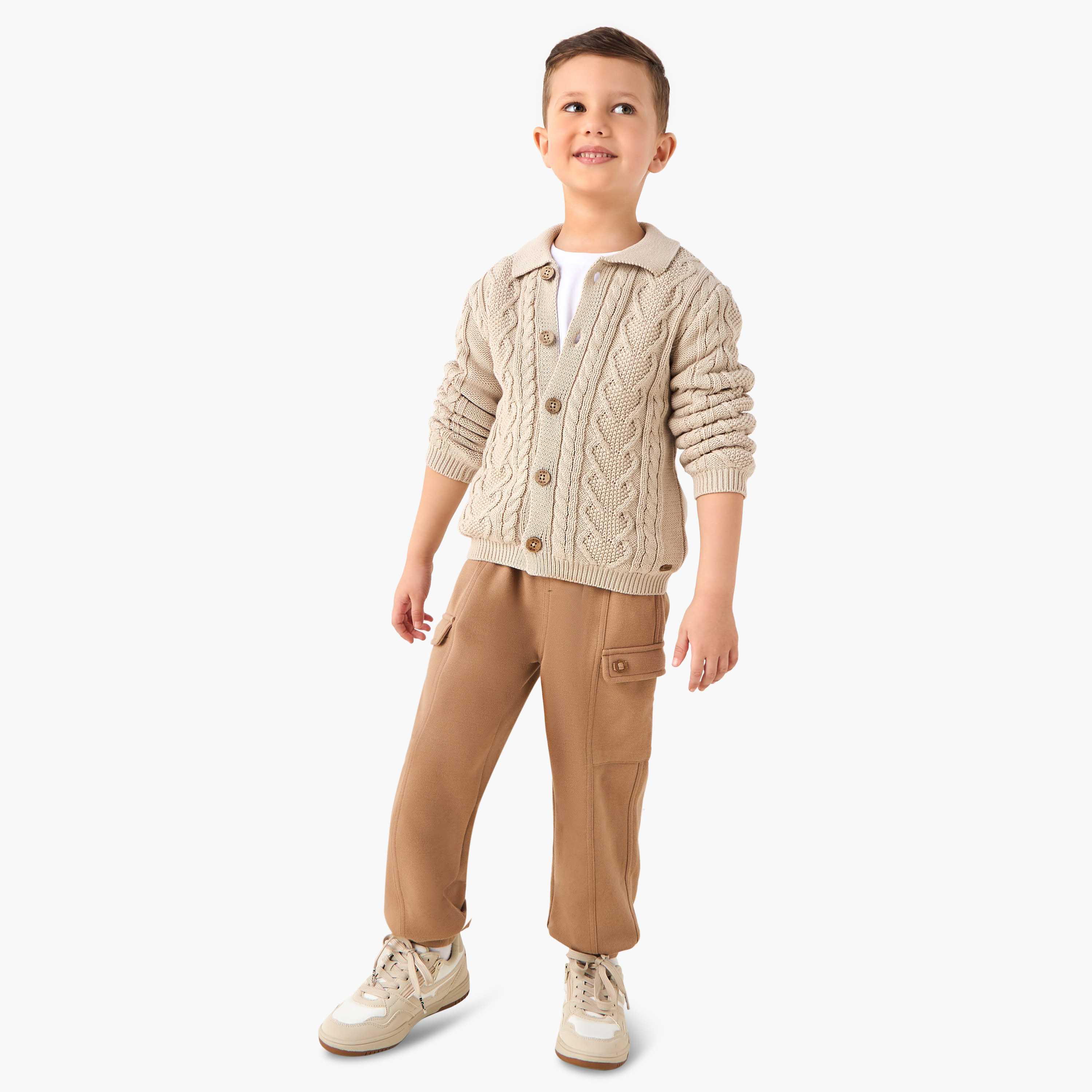 كارديجان بملمس حياكة بارز وأكمام طويلة من إليجو-baby-boys-clothing-jumpersandcardigans-image-4