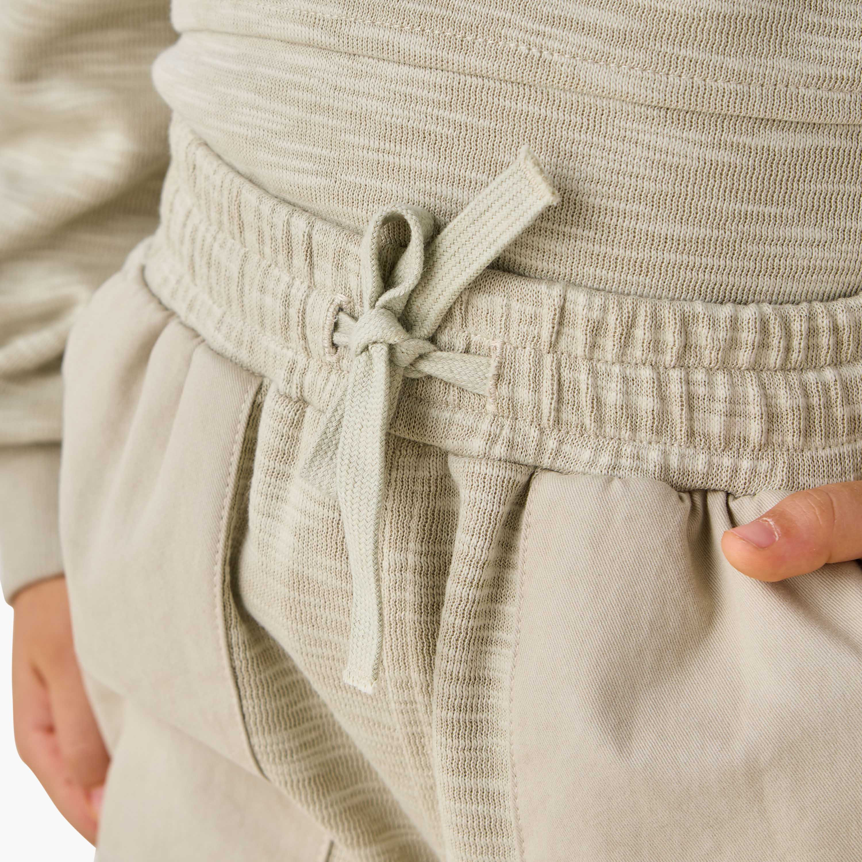 Eligo Textured Sweatshirt and Joggers Set-baby-boys-clothing-winterwear-setsandcoords-image-6