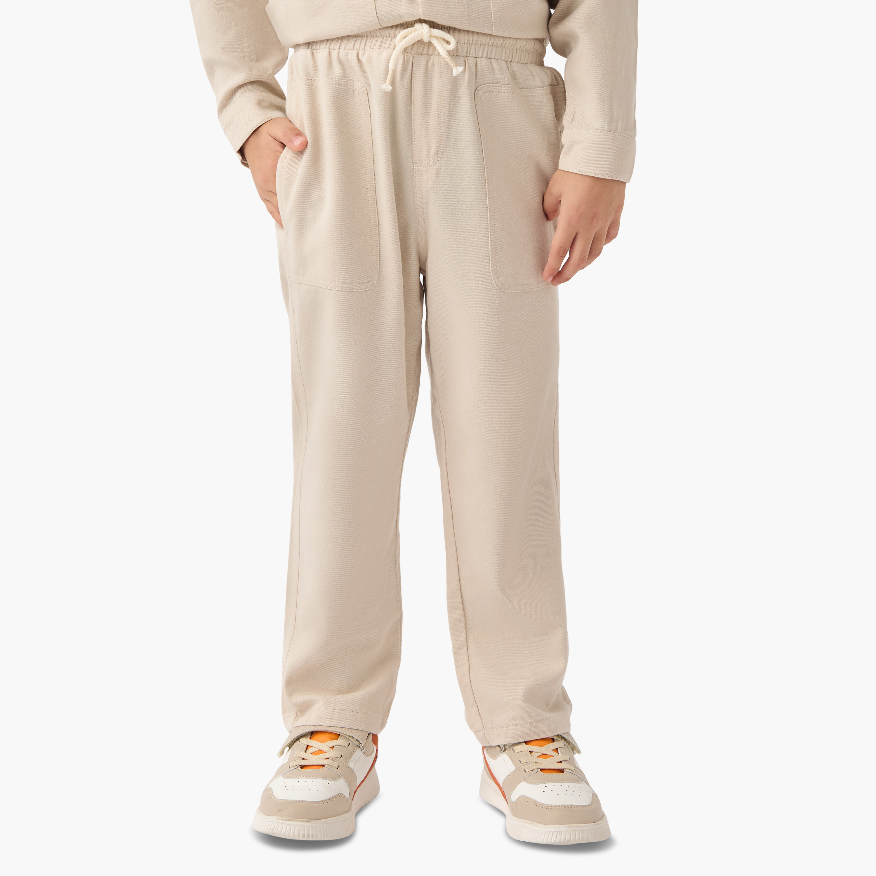 Eligo Solid Shirt and Pants Set-baby-boys-clothing-winterwear-setsandcoords-image-3