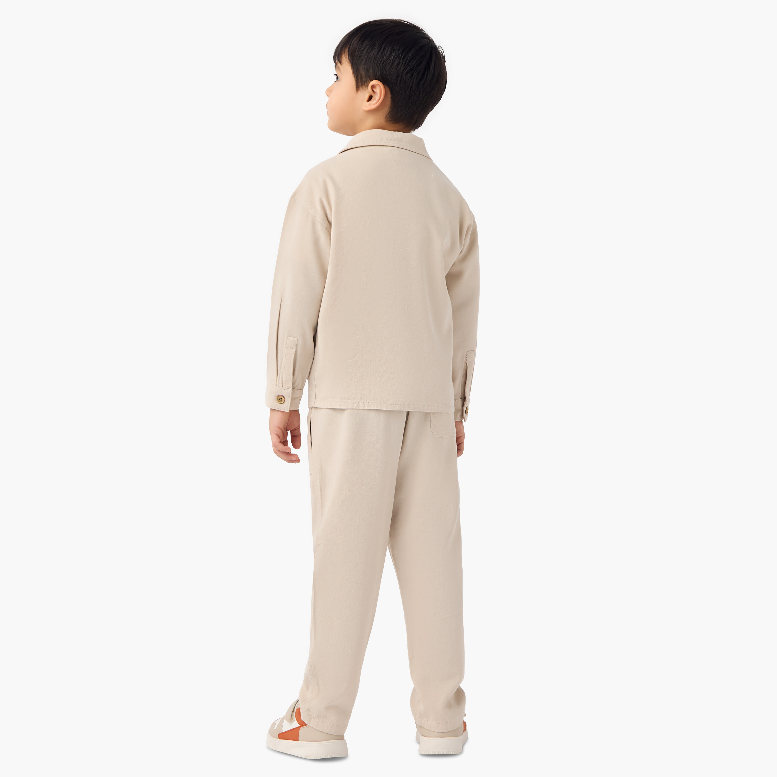 Eligo Solid Shirt and Pants Set-baby-boys-clothing-winterwear-setsandcoords-image-4
