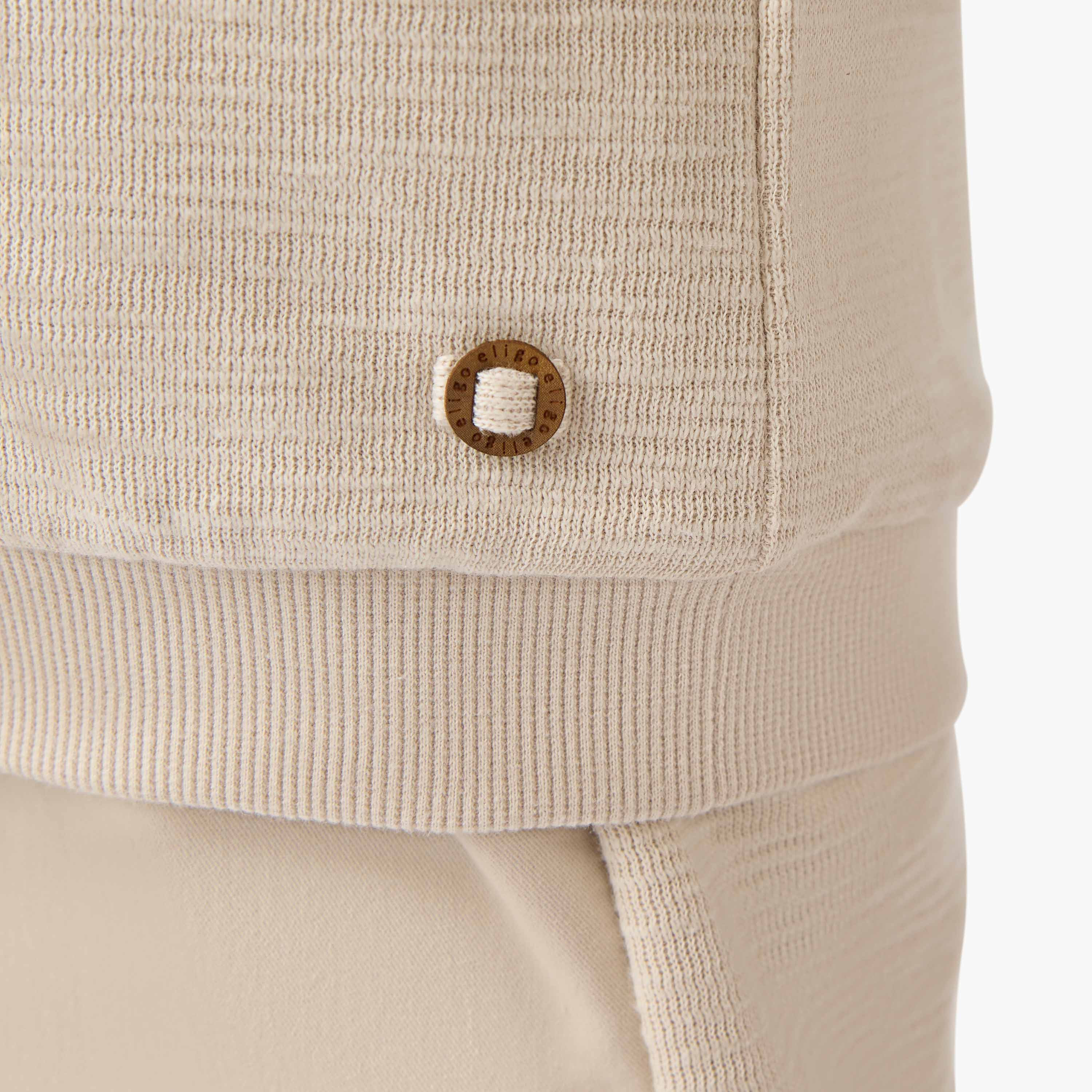 Eligo Textured Polo Sweatshirt and Joggers Set-baby-boys-clothing-winterwear-setsandcoords-image-6