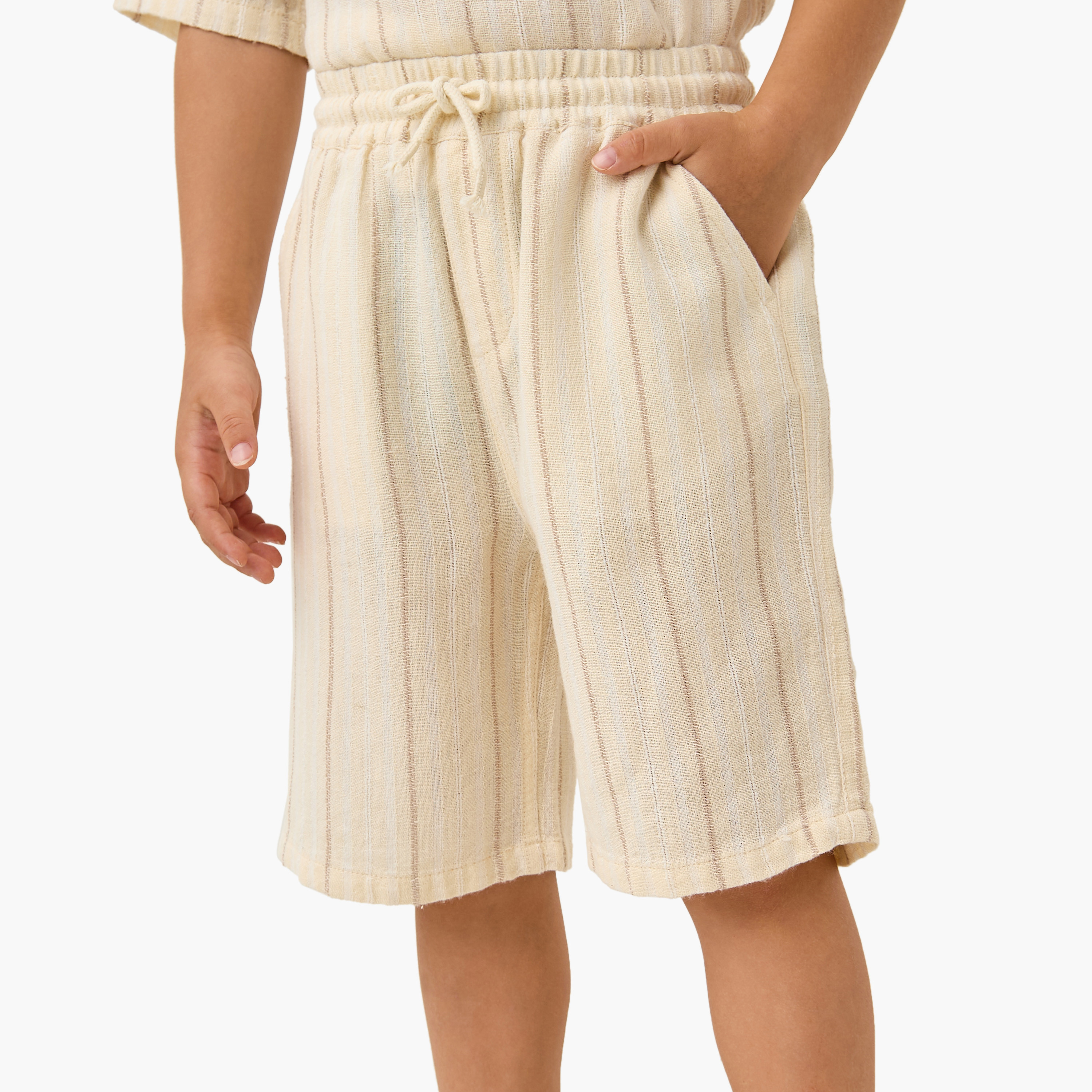 Eligo Striped T-shirt and Shorts Set-baby-boys-clothing-setsandcoords-image-3