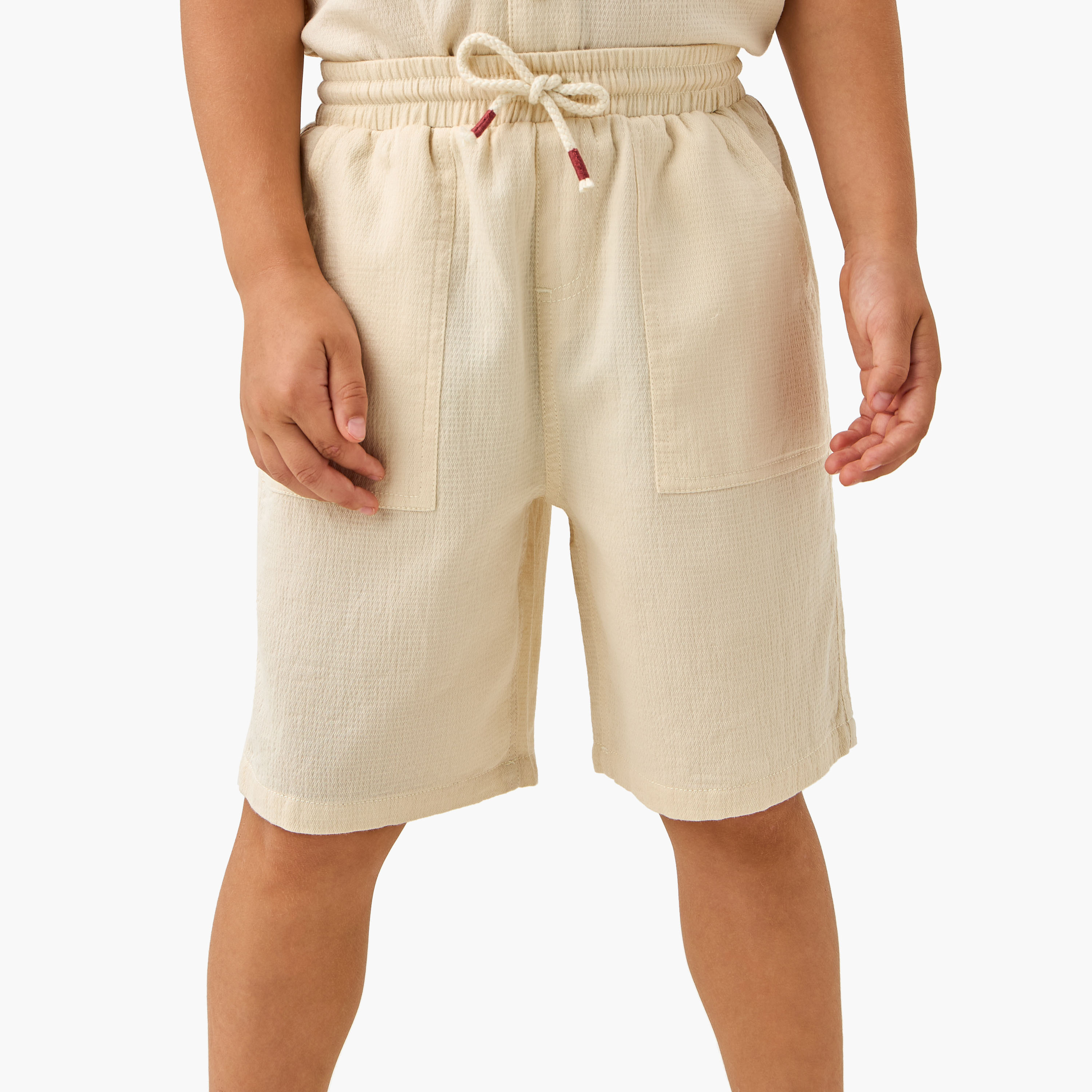 Eligo Textured Shirt and Shorts Set-baby-boys-clothing-setsandcoords-image-3