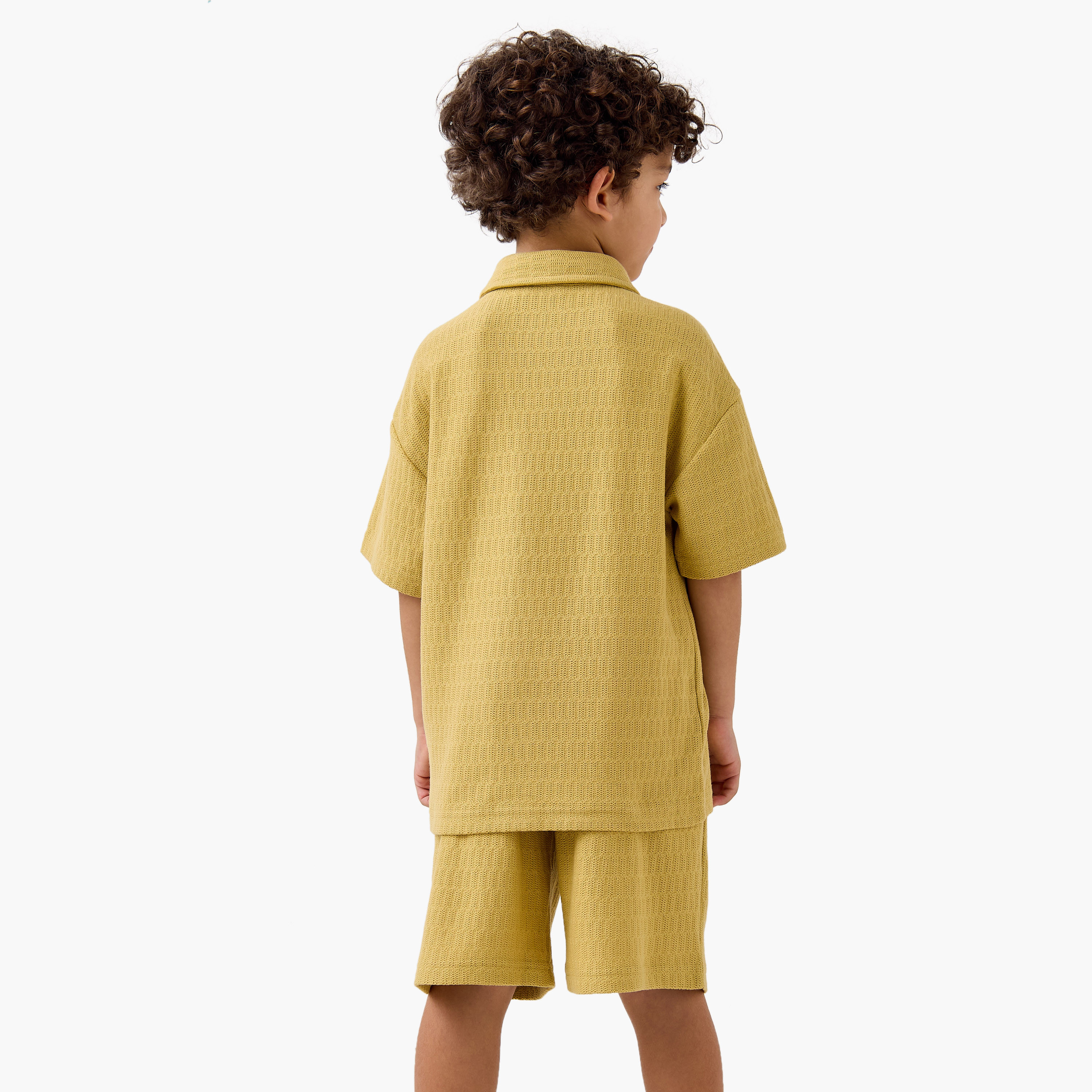 Eligo Textured Shirt and Shorts Set-baby-boys-clothing-setsandcoords-image-4