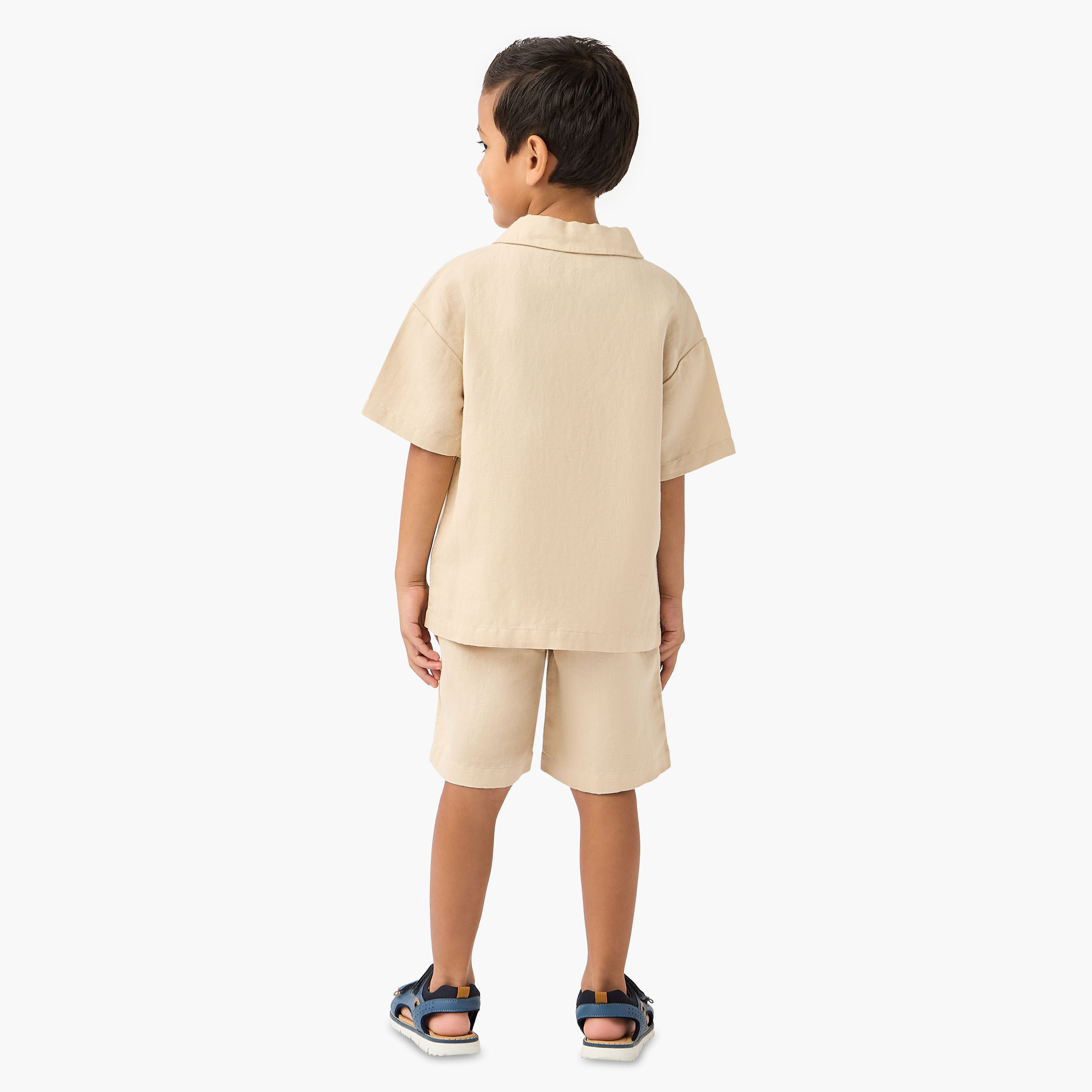 طقم قميص وشورت سادة من إليجو-boys-clothing-setsandcoords-image-4