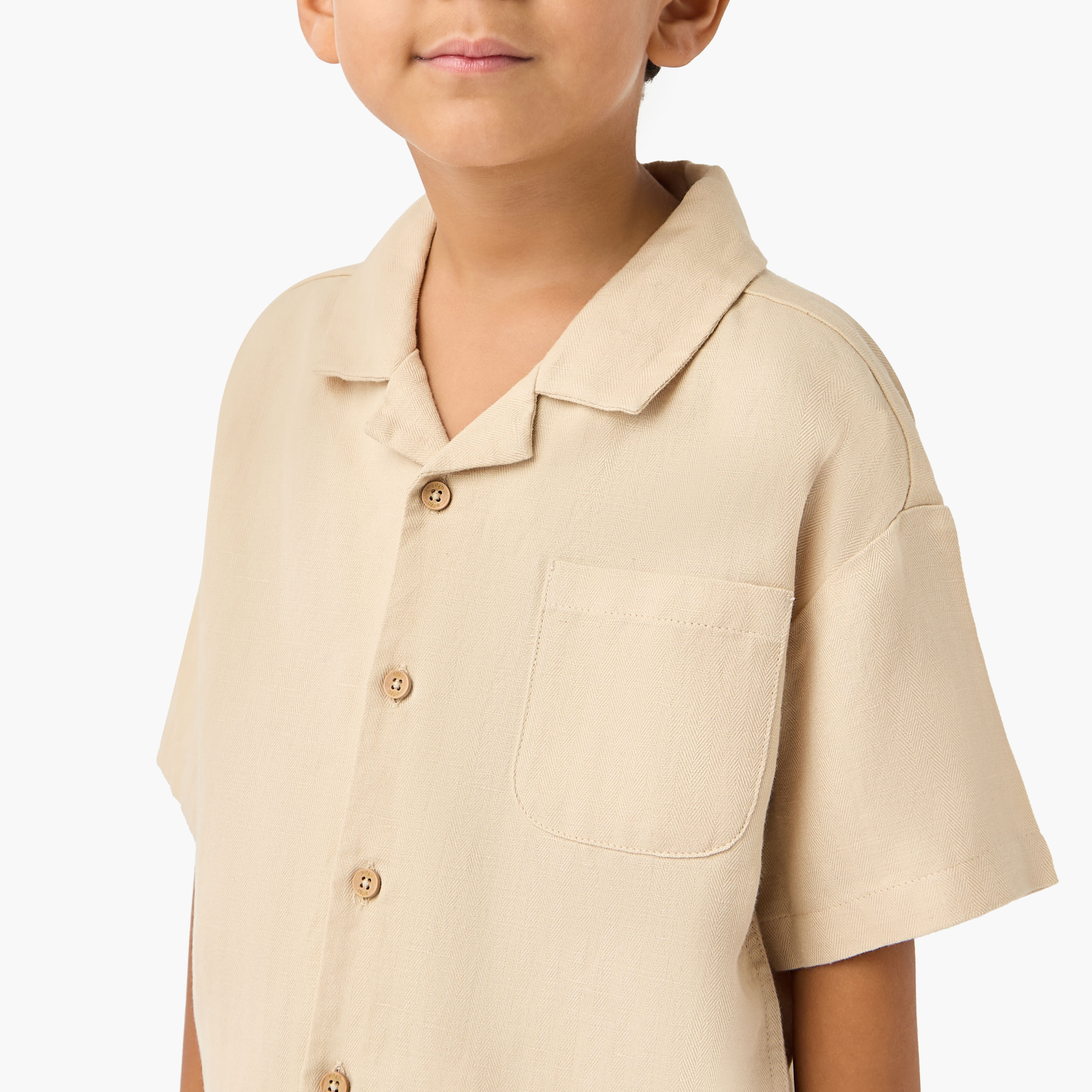 طقم قميص وشورت سادة من إليجو-boys-clothing-setsandcoords-image-5