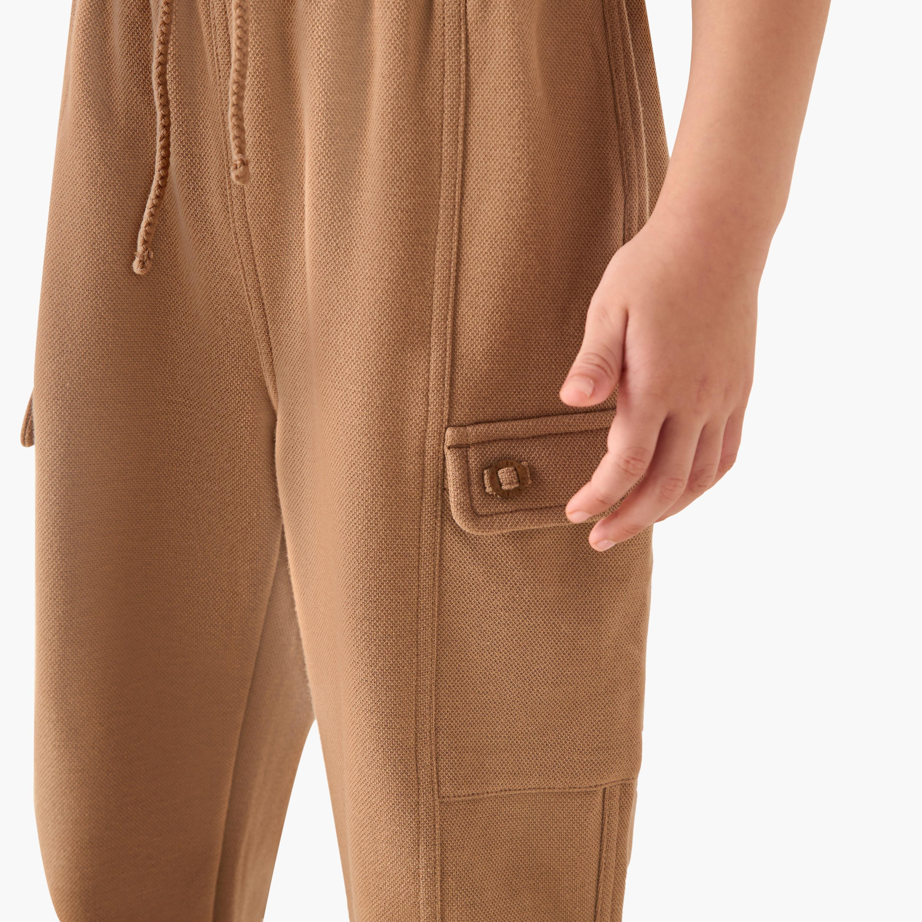 Eligo Boys Sweatshirt and Joggers Set with Flap Pockets - Polyester - Long Sleeves - Crew Neck-boys-clothing-setsandcoords-image-6