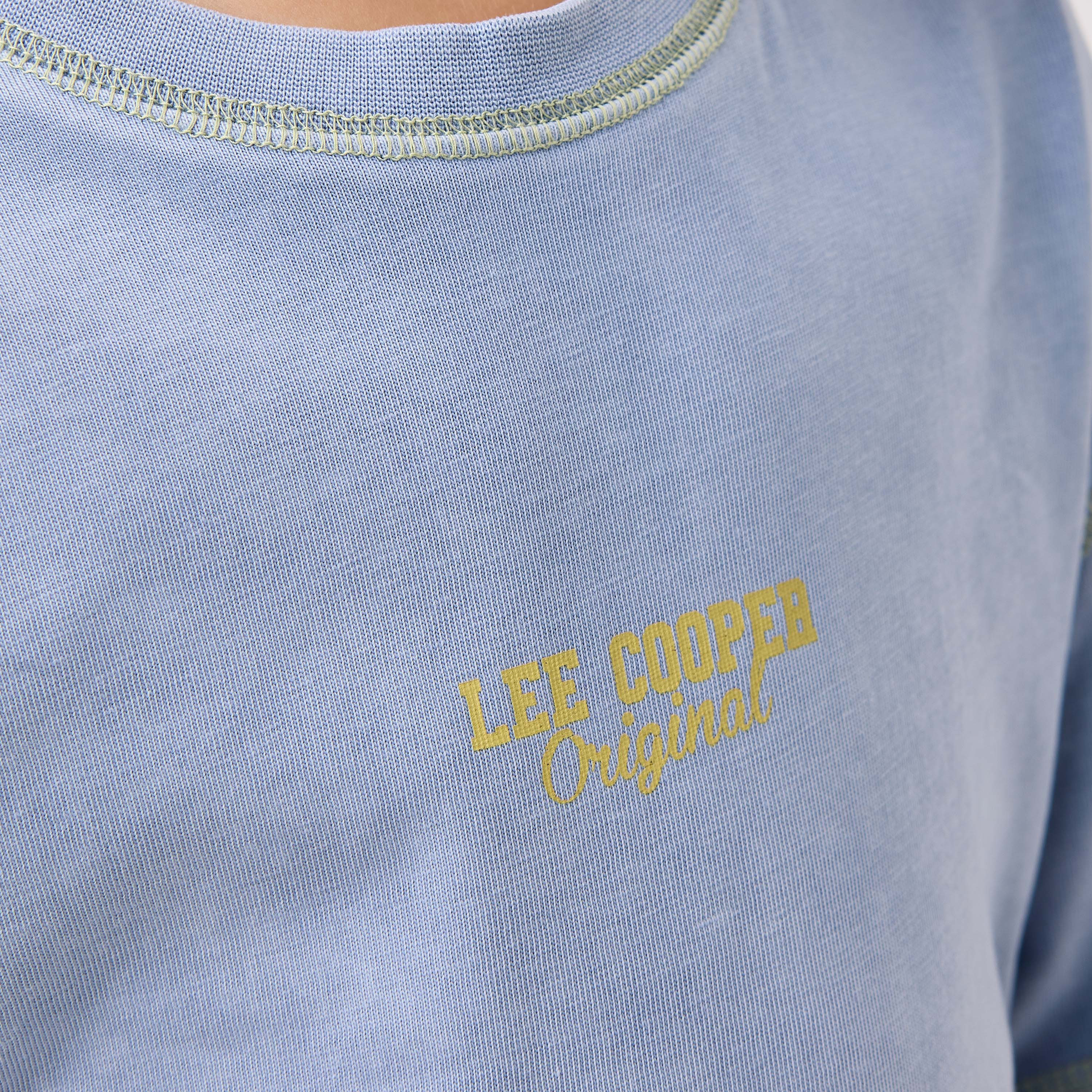 Lee Cooper Varsity Print T-shirt with Crew Neck-boys-clothing-tshirtsandpolos-image-5