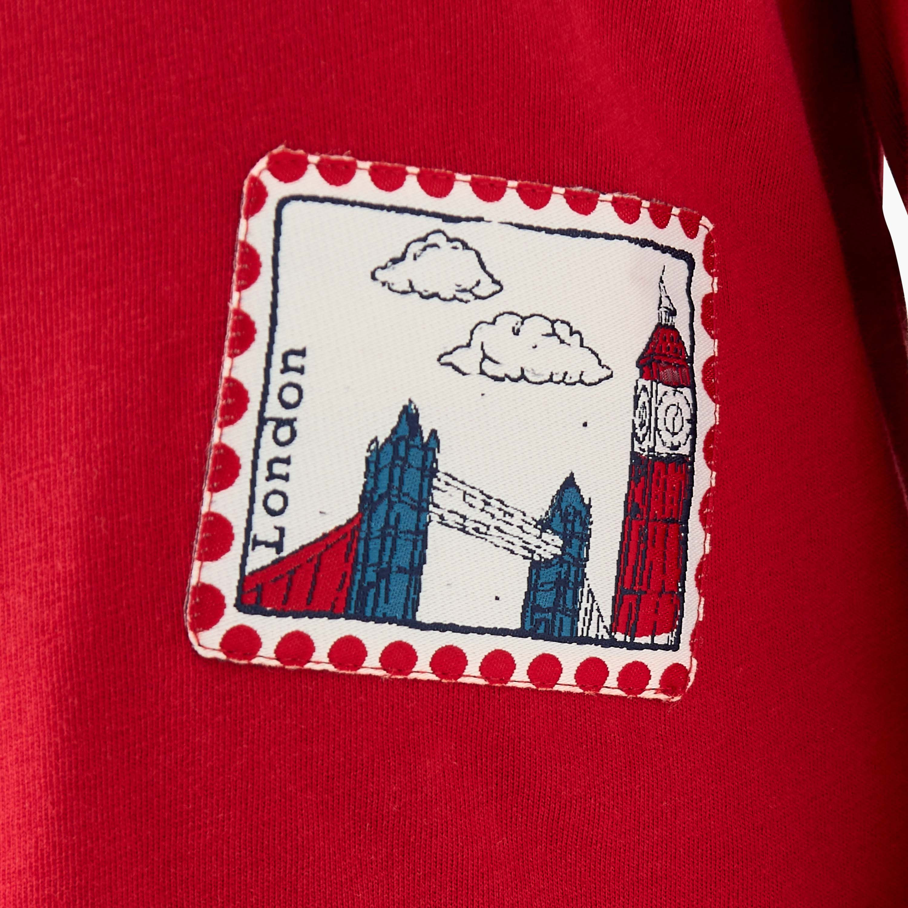 Lee Cooper Printed T-shirt with Long Sleeves-boys-clothing-tshirtsandpolos-image-5