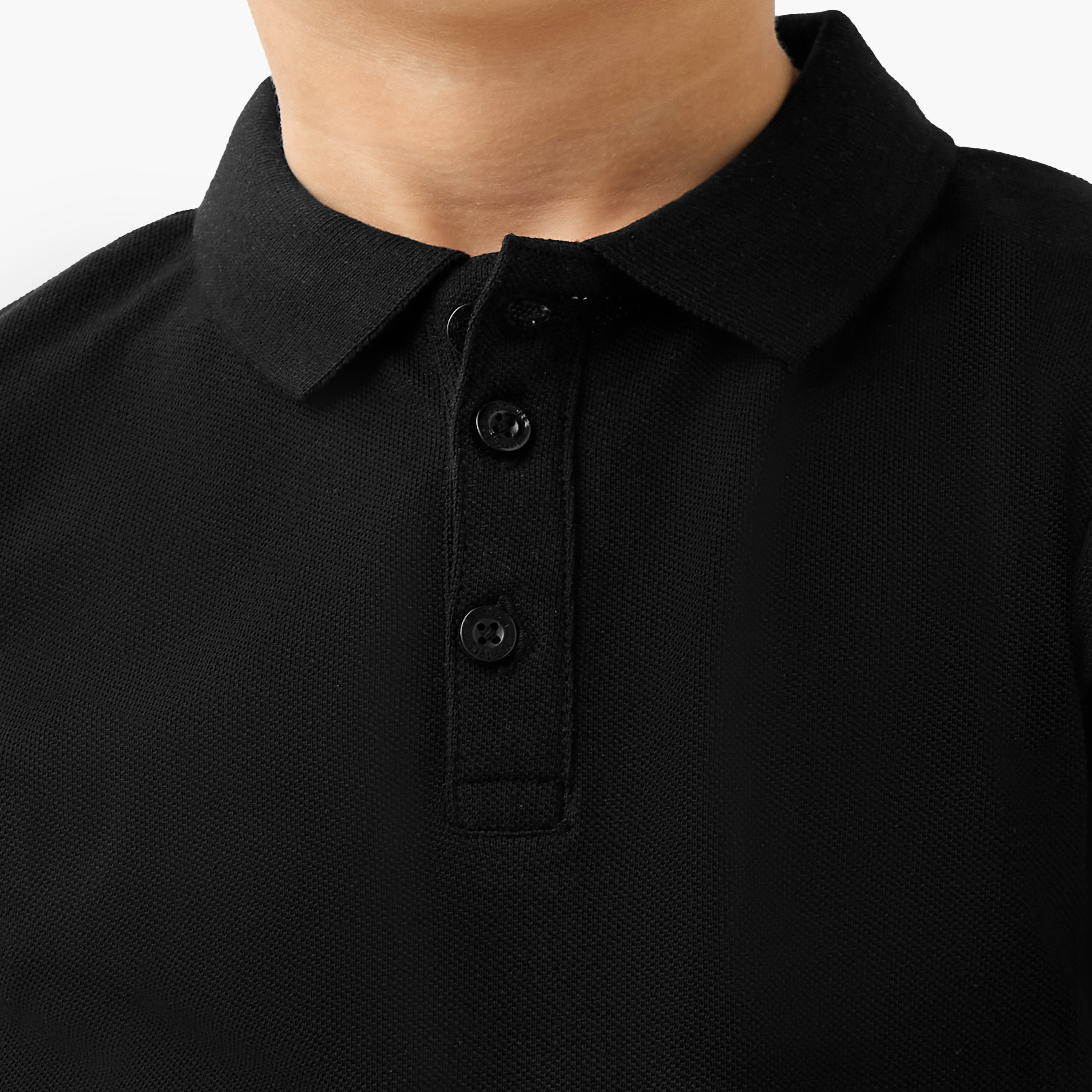 تيشيرت بولو سادة بأكمام قصيرة من لي كوبر-boys-clothing-shirts-image-2