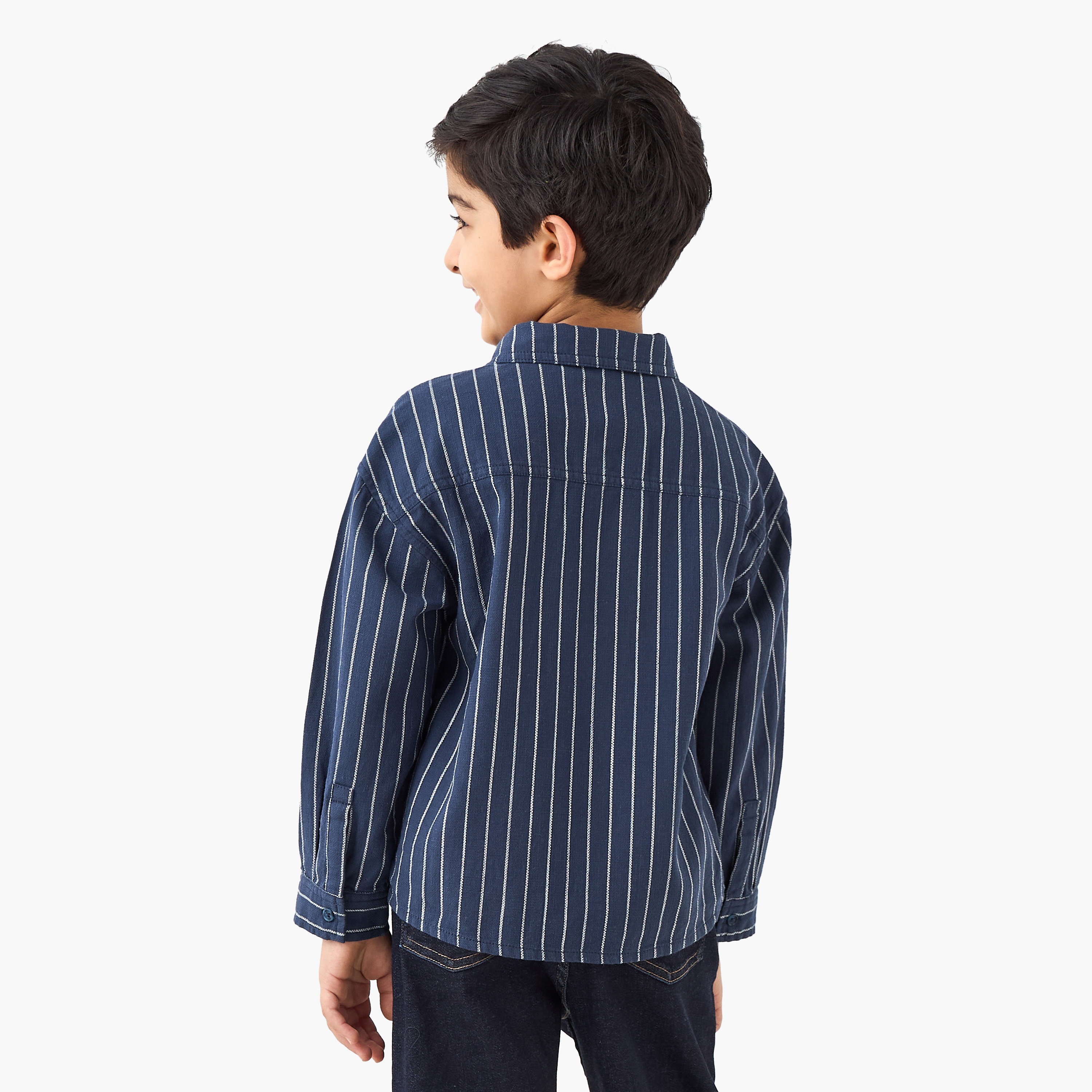 Lee Cooper Striped Collared Shirt-boys-clothing-shirts-image-3