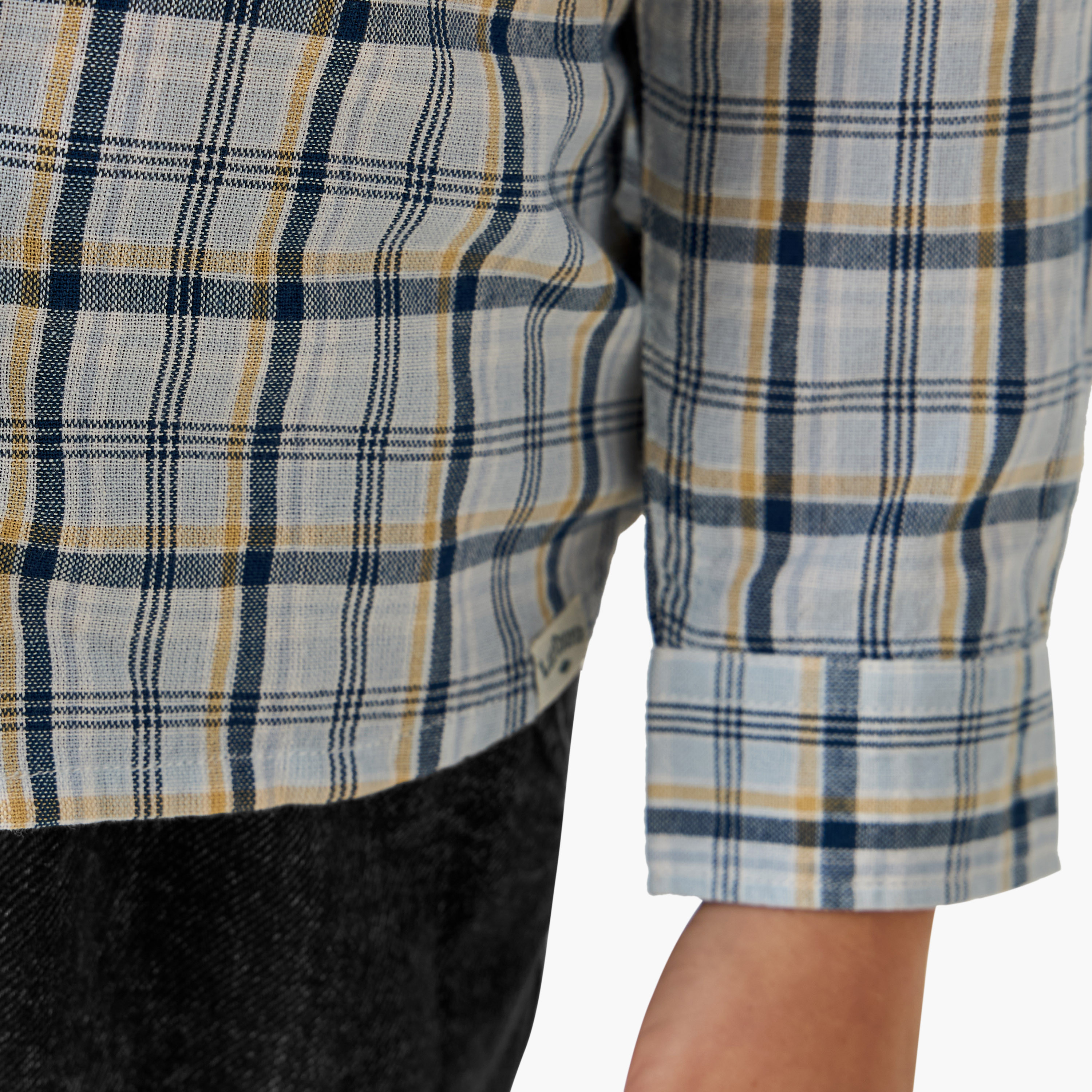 Lee Cooper Boys Checked Shirt with Hood - Soft Cotton - Long Sleeves-boys-clothing-shirts-image-5