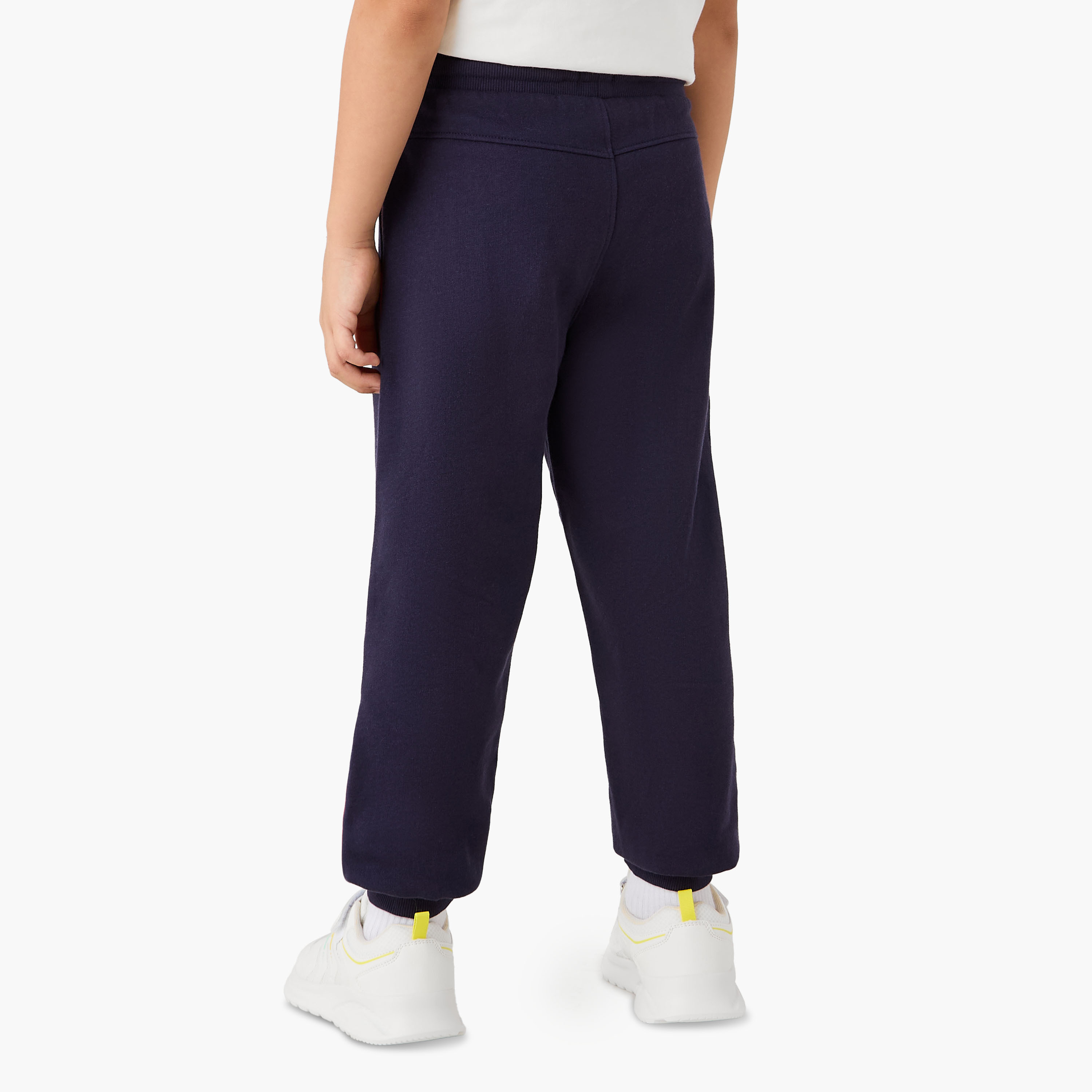 Lee Cooper Logo Embroidered Joggers with Pockets-boys-clothing-bottoms-joggersandtrackpants-image-3
