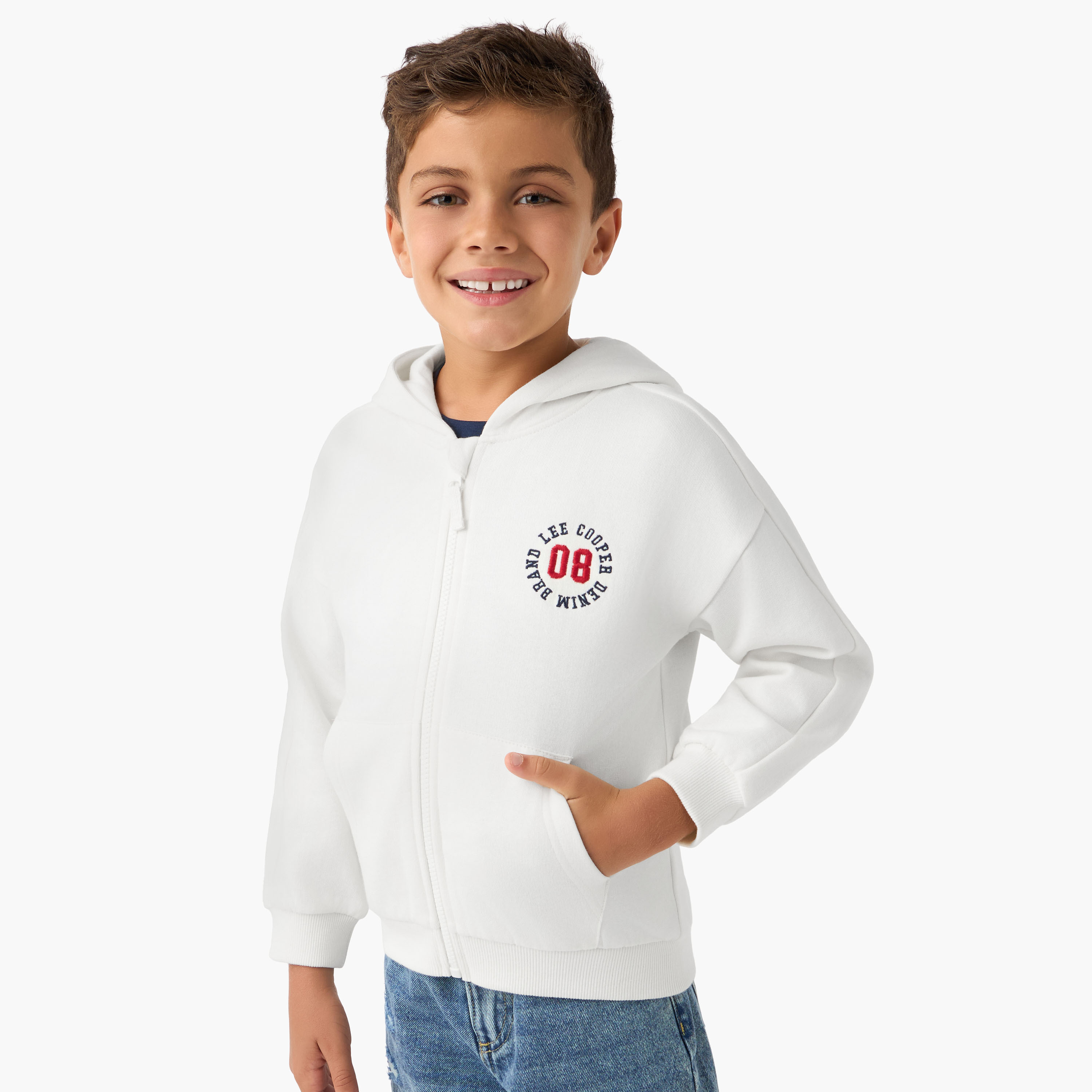 سويت شيرت بقبعة وتطريز من لي كوبر-boys-clothing-sweatshirts-image-5